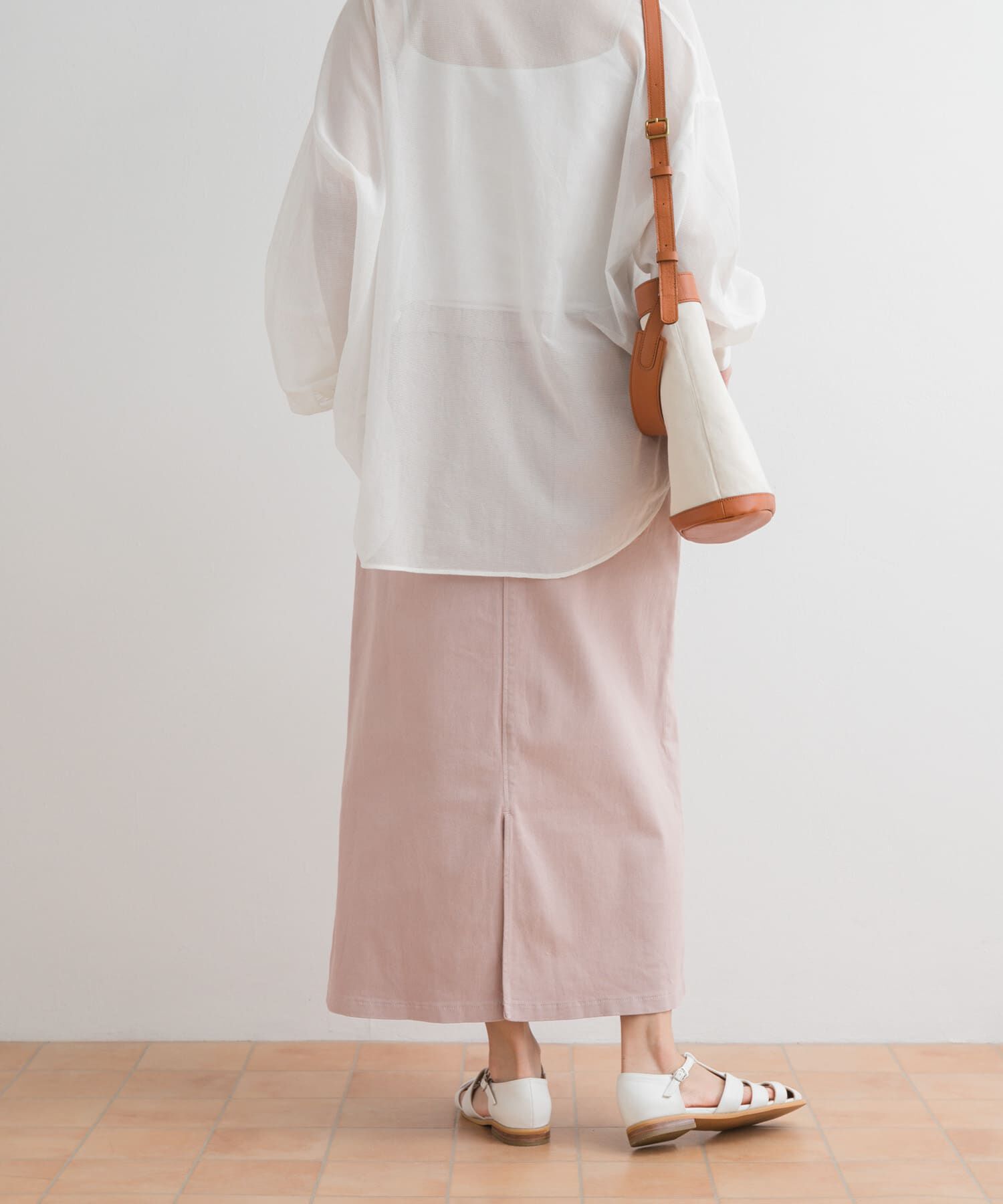 URBAN RESEARCH DOORS「製品染めカラースカート」|スカート|