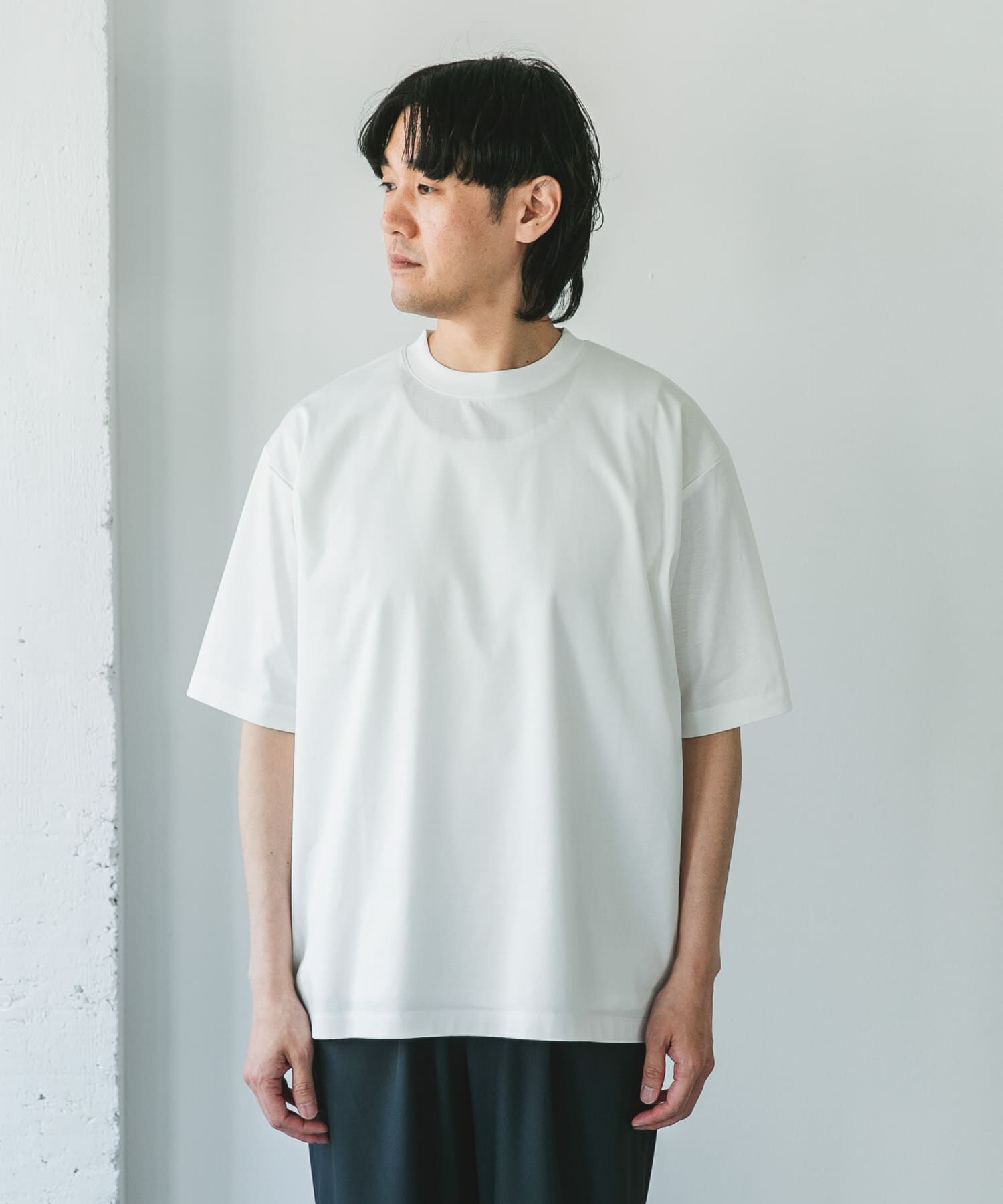 URBAN RESEARCH DOORS「『UR TECH』サマシェア クルーネックTシャツ」|Tシャツ・カットソー|