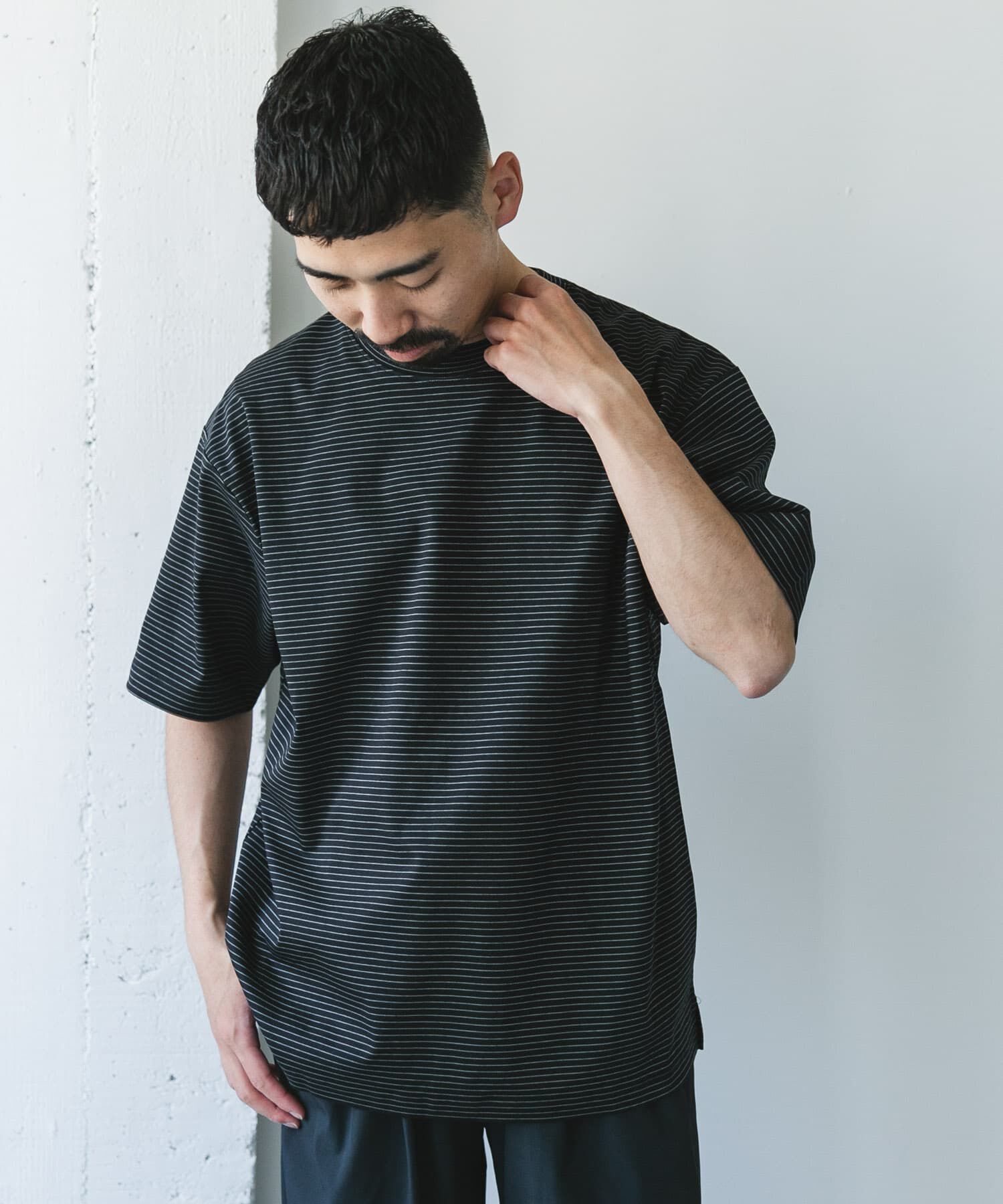 URBAN RESEARCH DOORS「『UR TECH』サマシェア クルーネックTシャツ」|Tシャツ・カットソー|