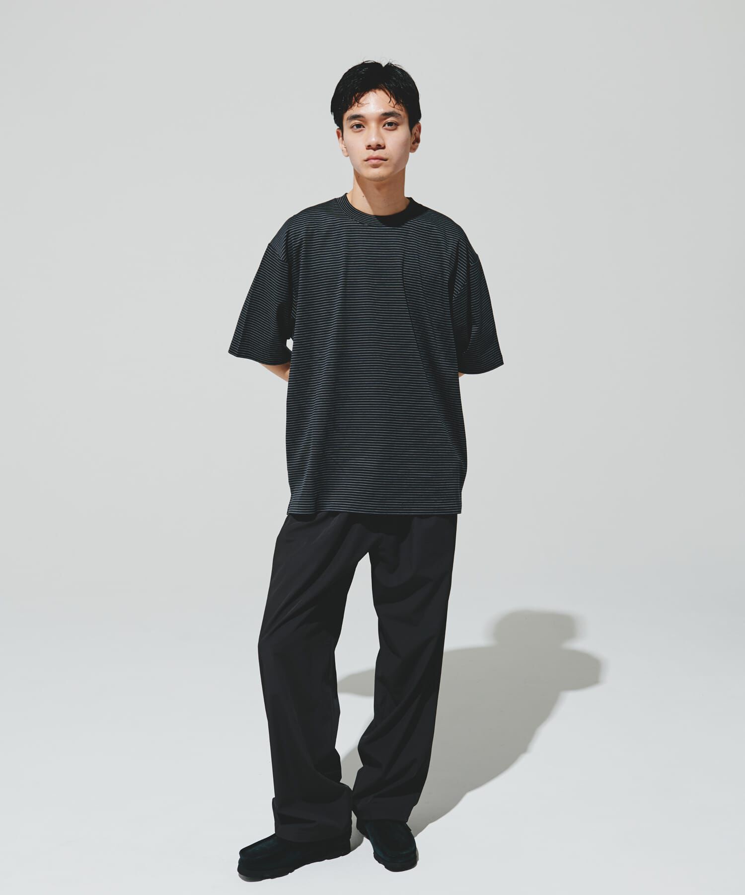 URBAN RESEARCH DOORS「『UR TECH』サマシェア クルーネックTシャツ」|Tシャツ・カットソー|
