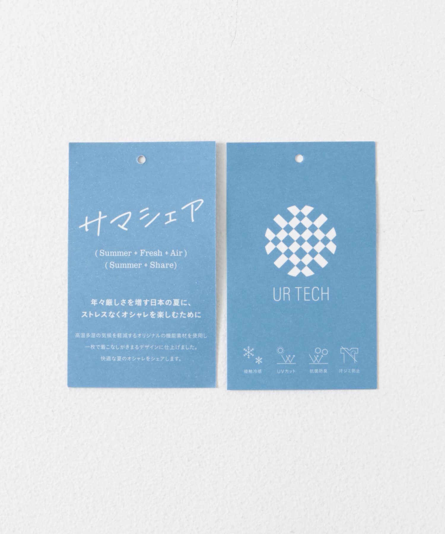 URBAN RESEARCH DOORS「『UR TECH』サマシェア クルーネックTシャツ」|Tシャツ・カットソー|