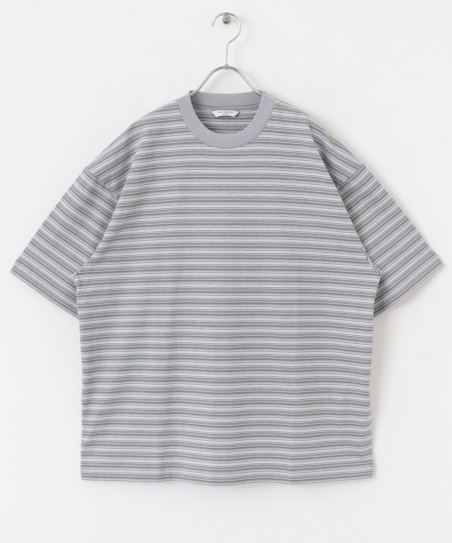 URBAN RESEARCH DOORS「メランジボーダー ショートスリーブ Tシャツ」|Tシャツ・カットソー|