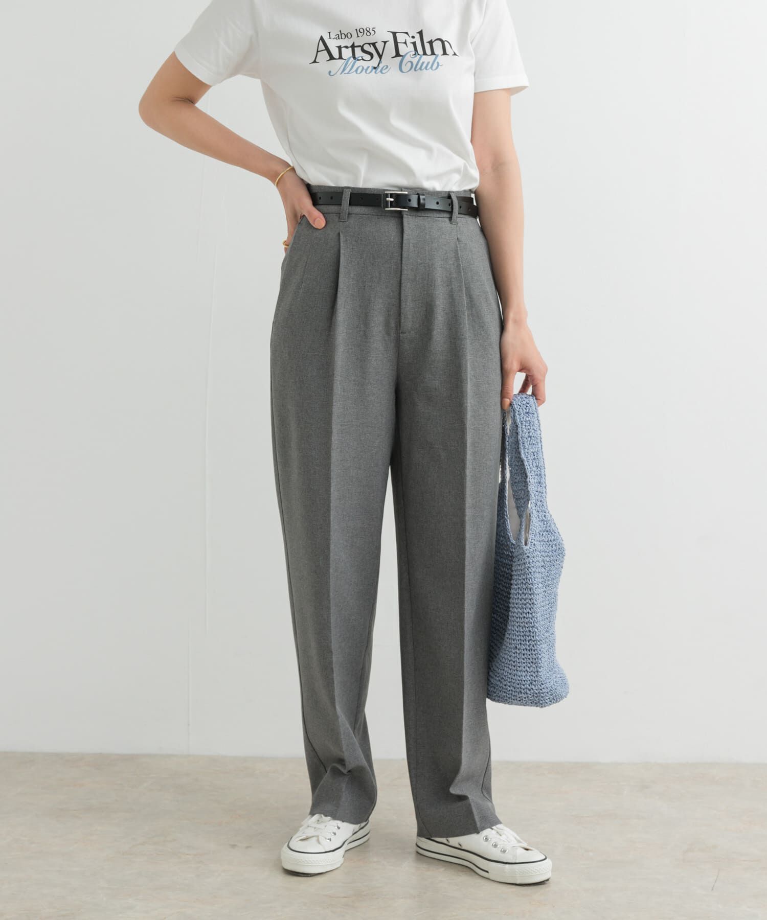 URBAN RESEARCH DOORS「『UR TECH DRYLUXE』センタープレスストレートパンツ」|その他|