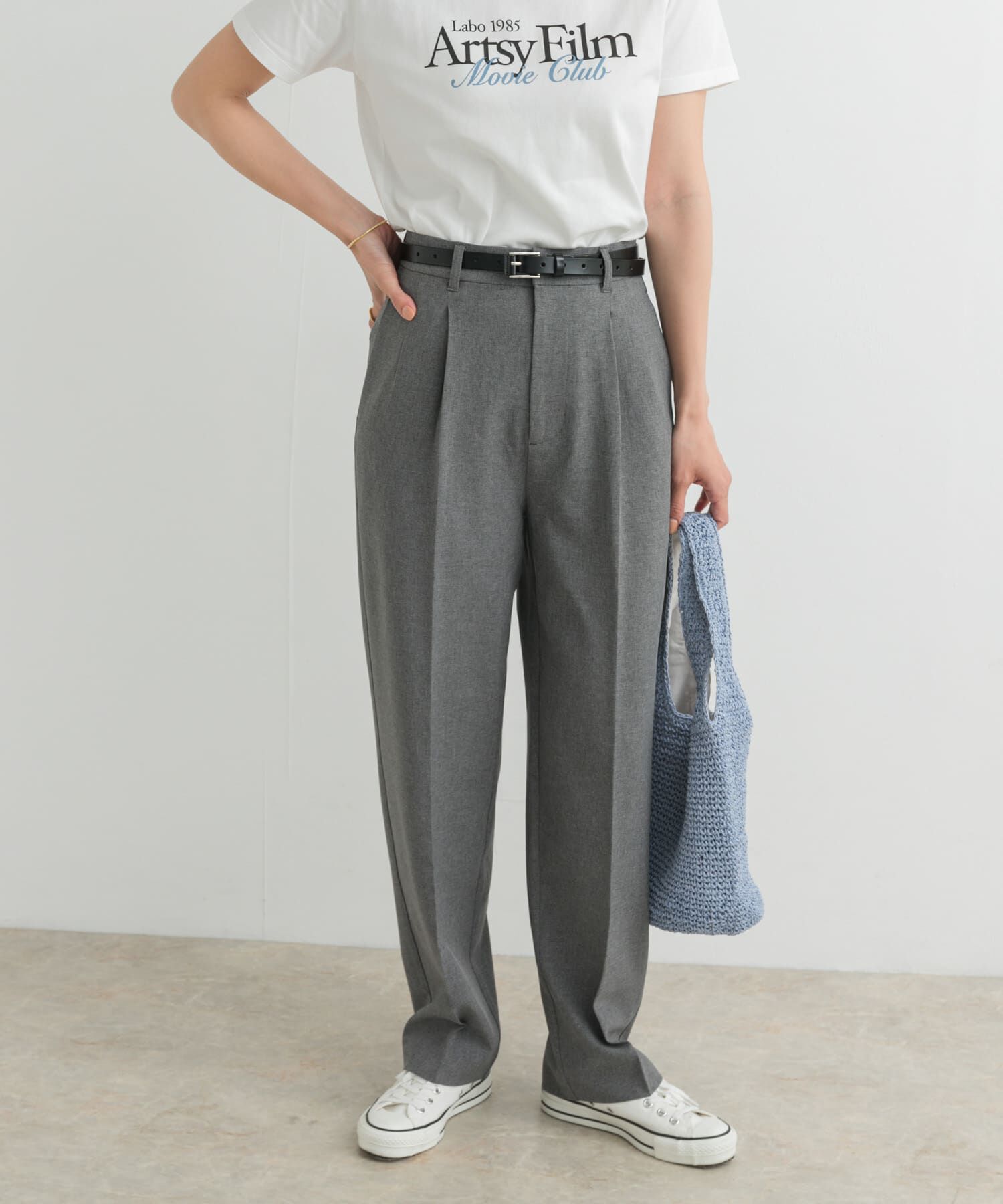 URBAN RESEARCH DOORS「『UR TECH DRYLUXE』センタープレスストレートパンツ」|その他|