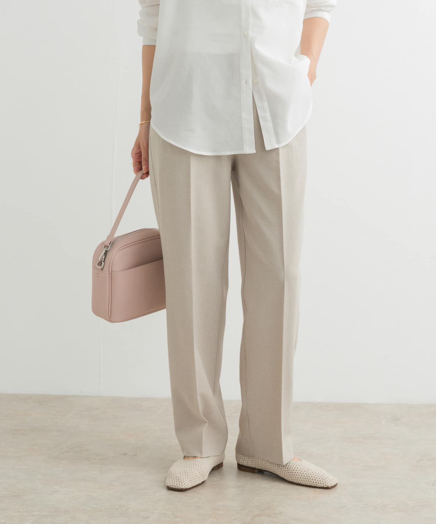 URBAN RESEARCH DOORS「『UR TECH DRYLUXE』センタープレスストレートパンツ」|その他|