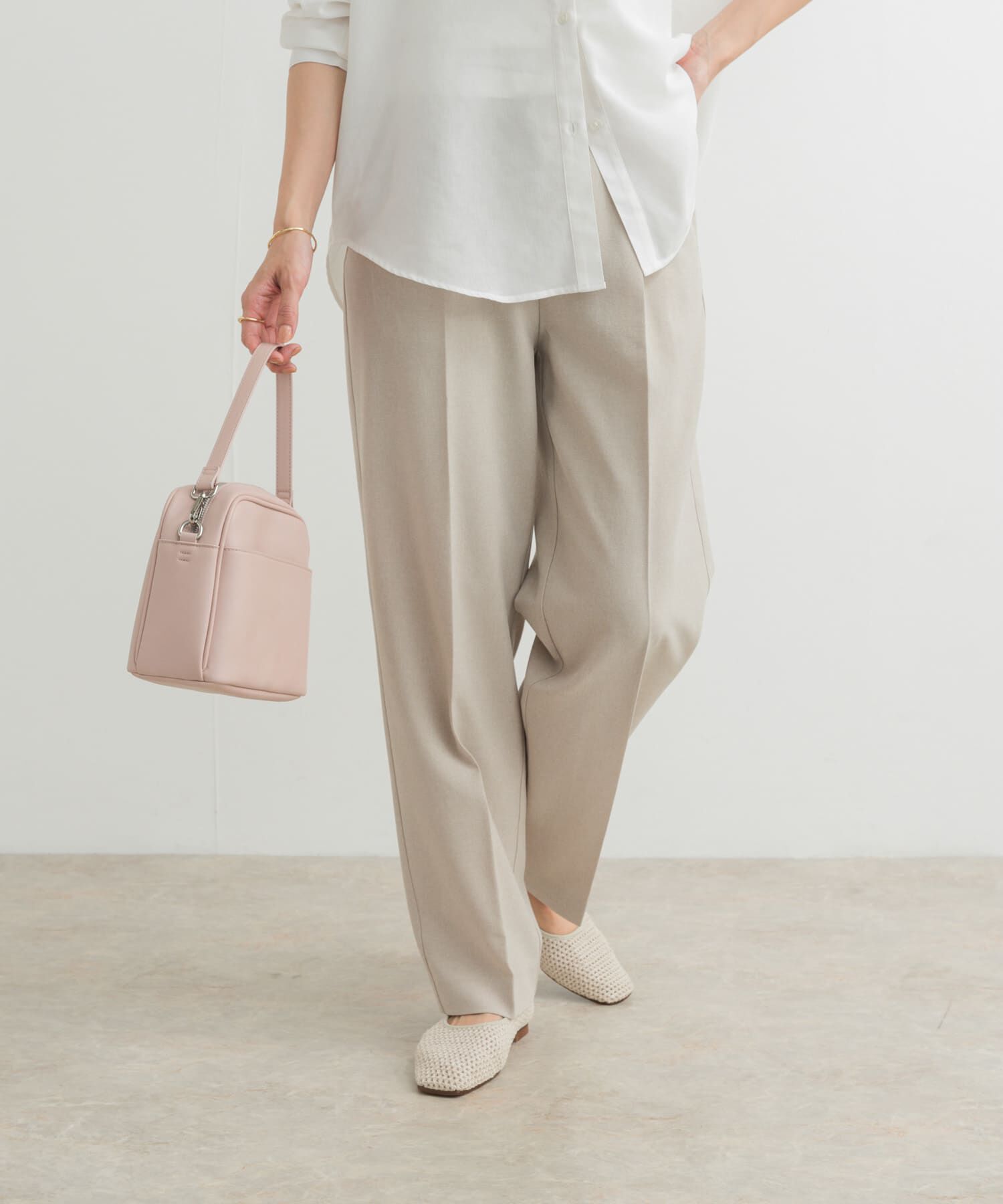 URBAN RESEARCH DOORS「『UR TECH DRYLUXE』センタープレスストレートパンツ」|その他|