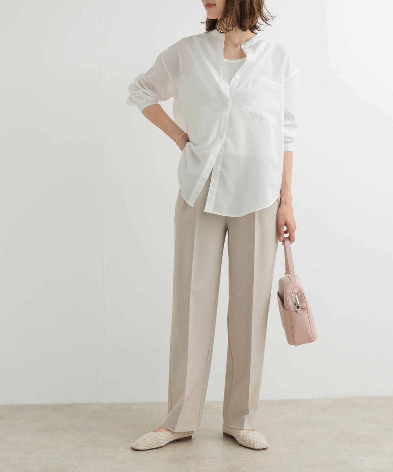 URBAN RESEARCH DOORS「『UR TECH DRYLUXE』センタープレスストレートパンツ」|その他|