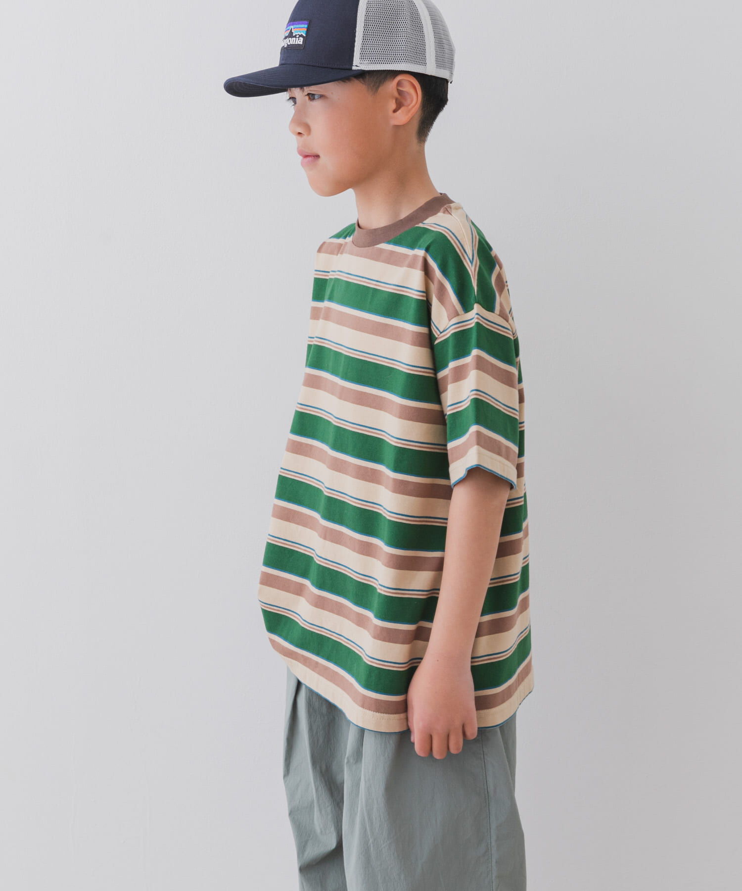 URBAN RESEARCH DOORS「『WEB/一部店舗限定サイズ』マルチボーダールーズTシャツ(KIDS)」|その他|