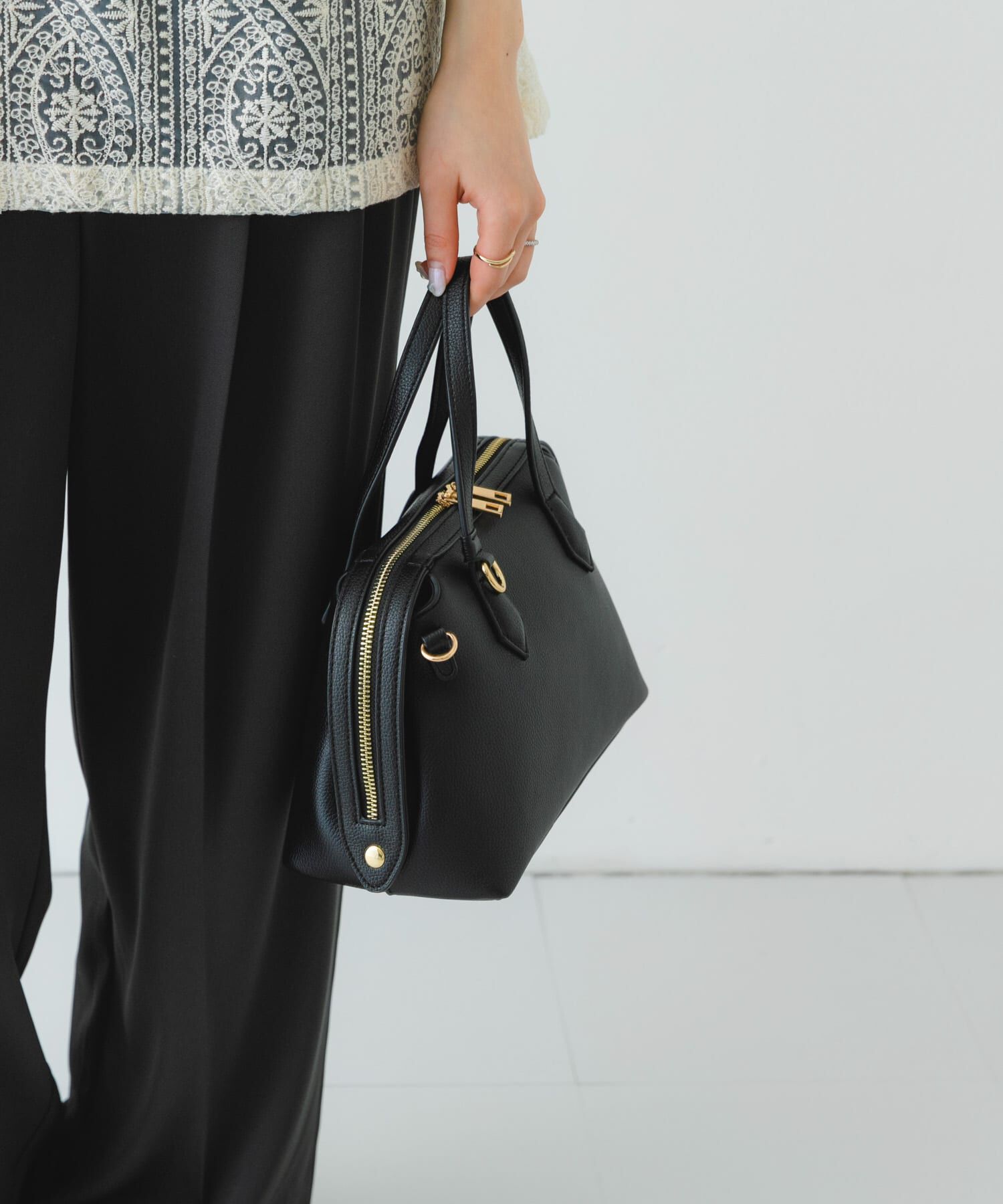 RODE SKO「プチラウンドファスナートートバッグ」|トートバッグ|