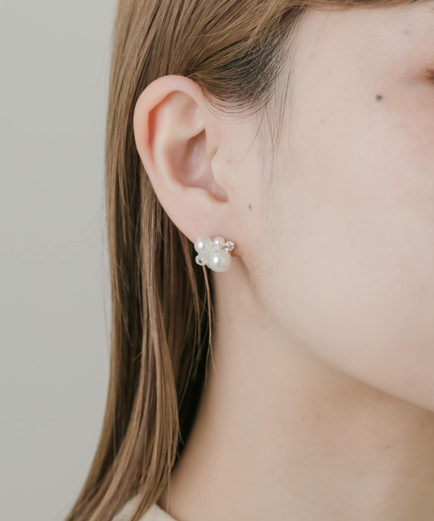 SMELLY「ミックスミニパールピアス」|ピアス|