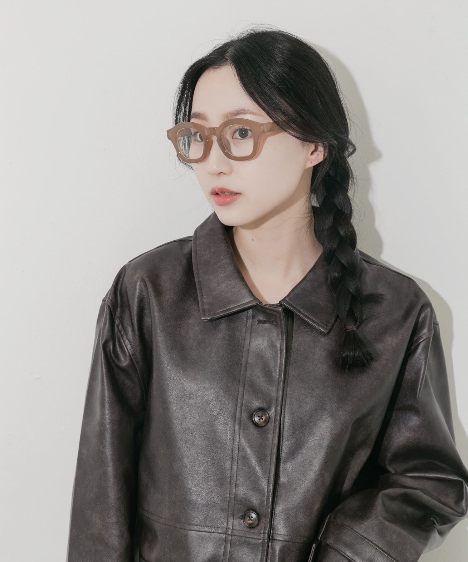 SMELLY「ワイドフレームダテメガネ」|メガネ|