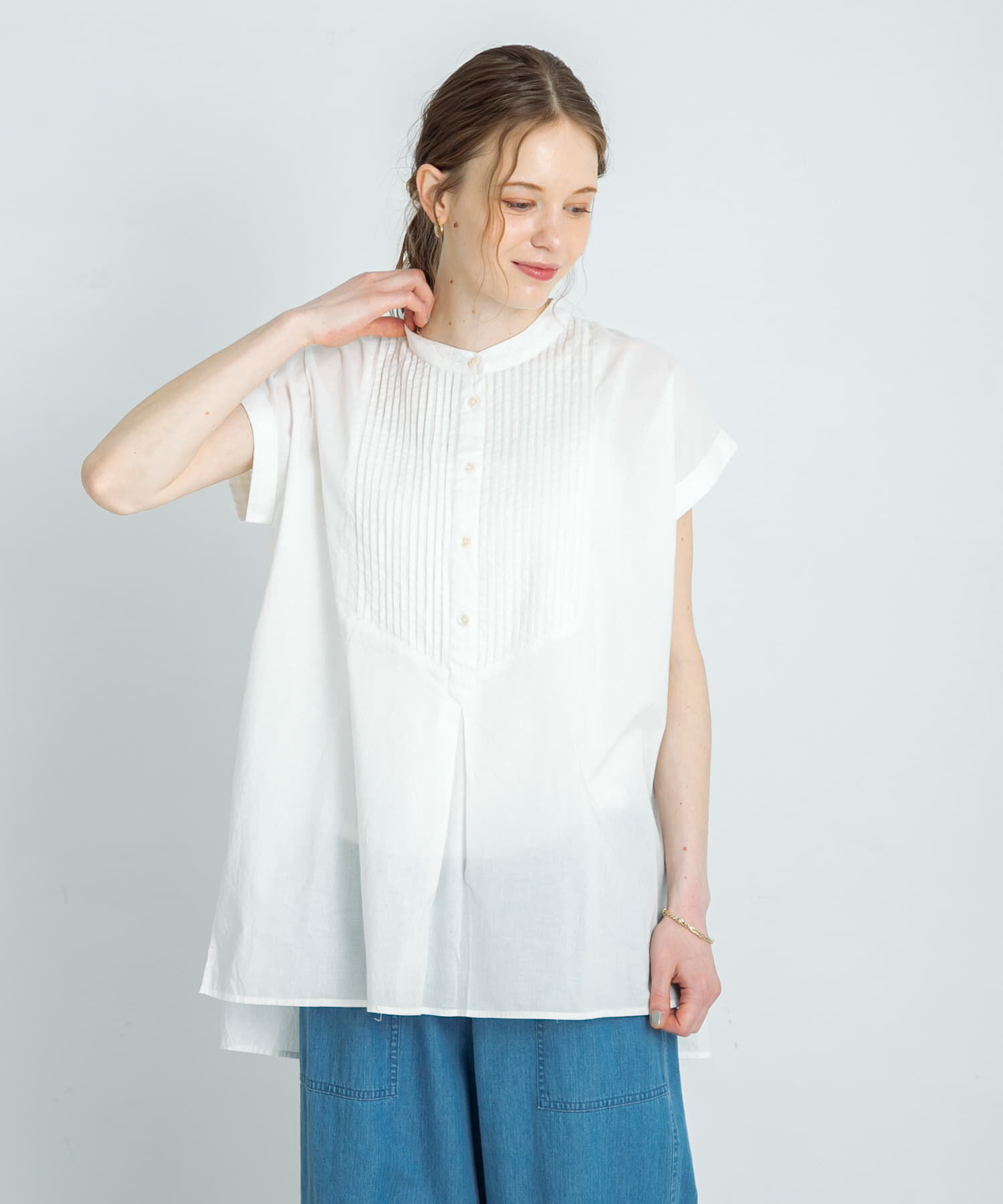 Sonny Label 「エアリーコットンピンタックドレスシャツ」|シャツ・ブラウス|