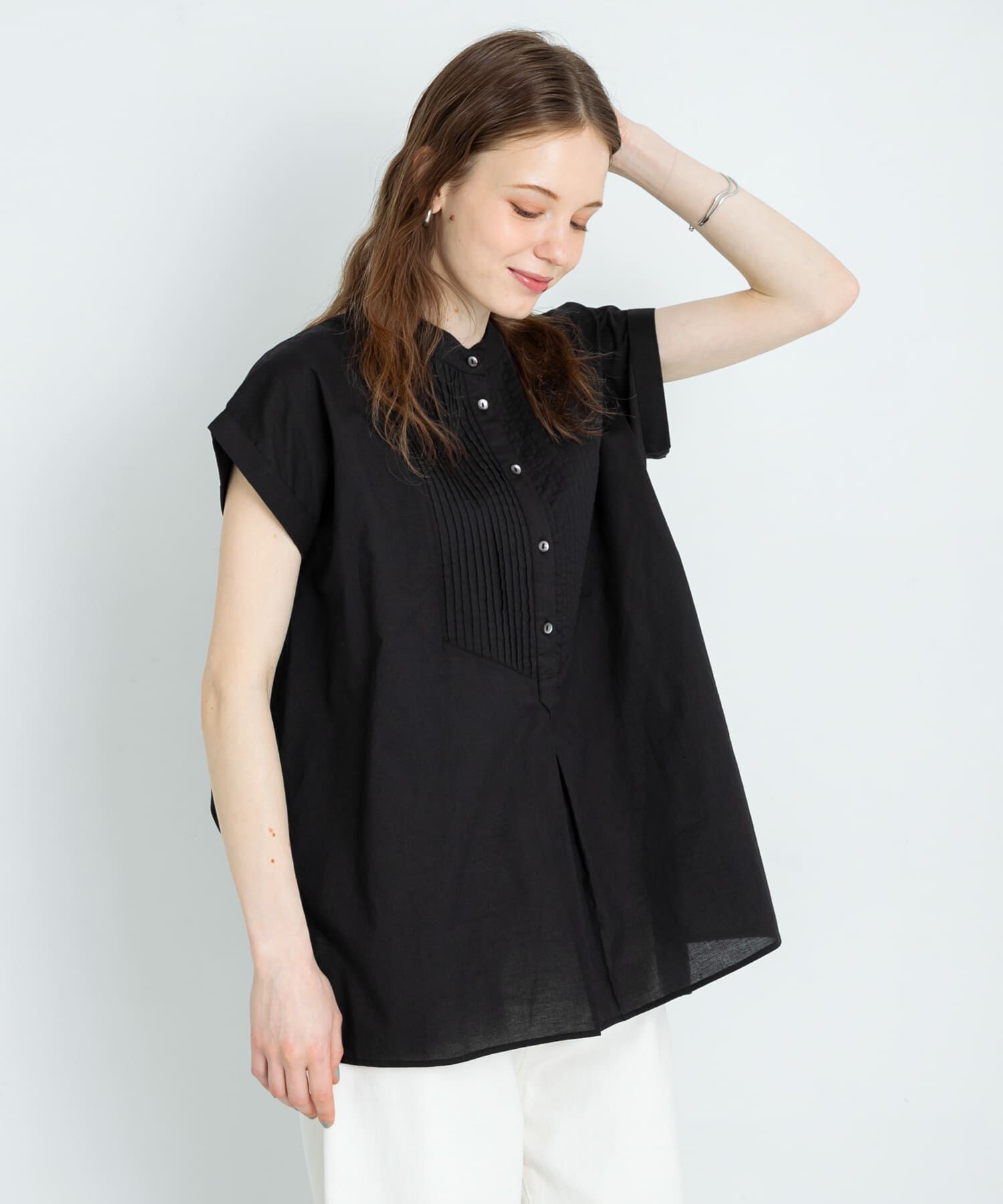 Sonny Label 「エアリーコットンピンタックドレスシャツ」|シャツ・ブラウス|