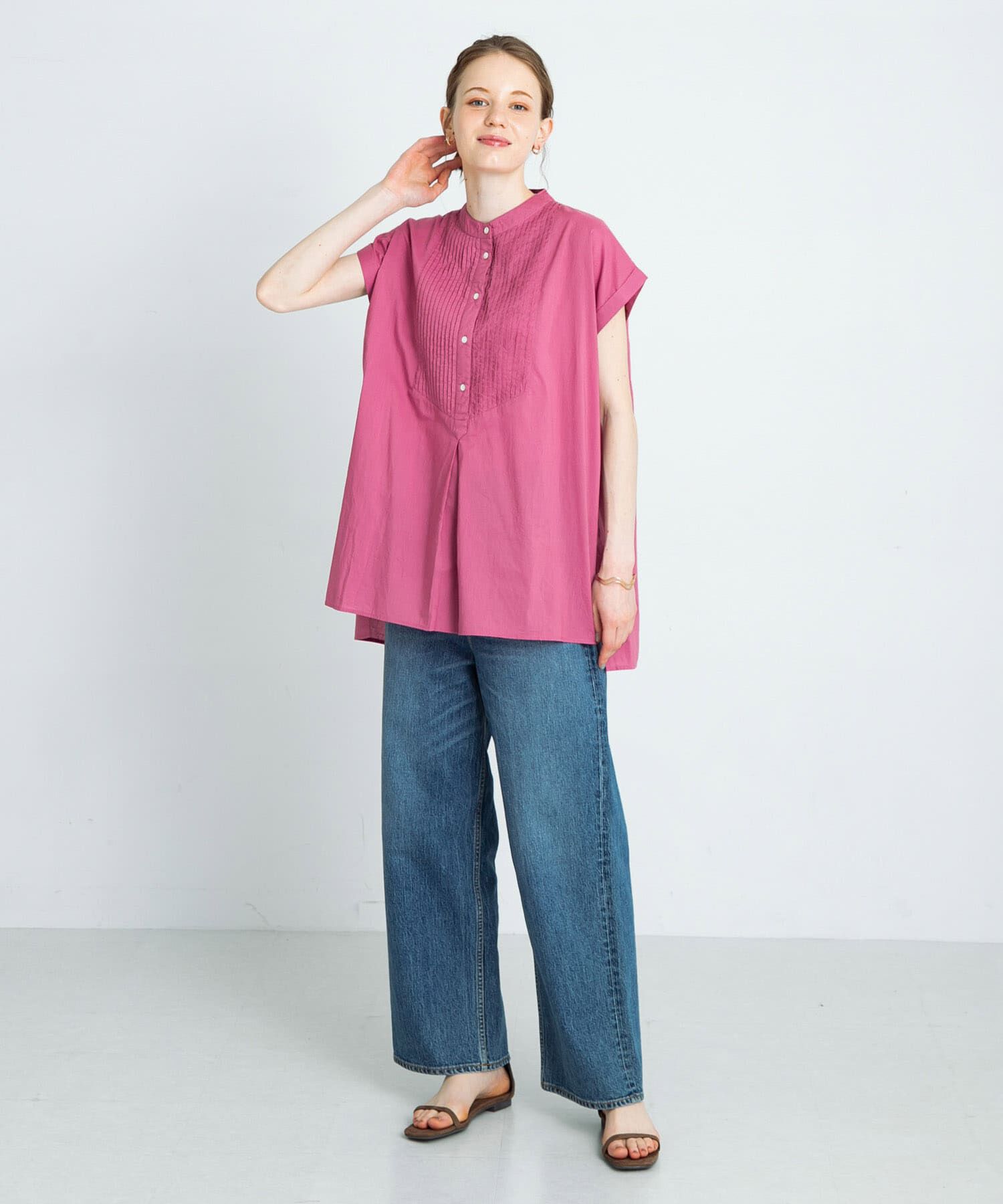 Sonny Label 「エアリーコットンピンタックドレスシャツ」|シャツ・ブラウス|