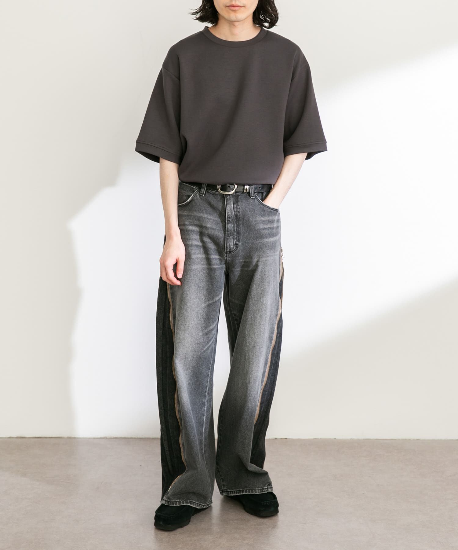 Sonny Label 「Wrangler　WREMAKE SIDE ZIP FLARE」|デニム|