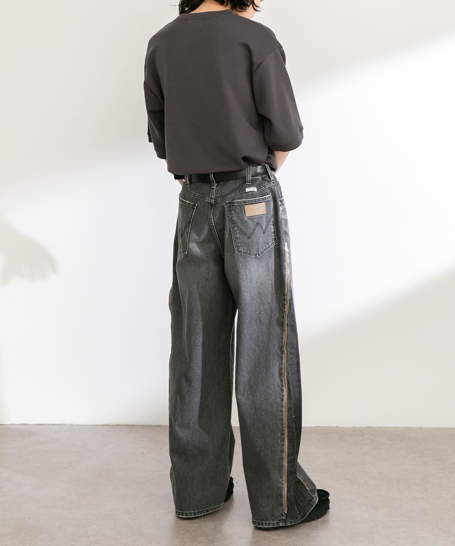 Sonny Label 「Wrangler　WREMAKE SIDE ZIP FLARE」|デニム|