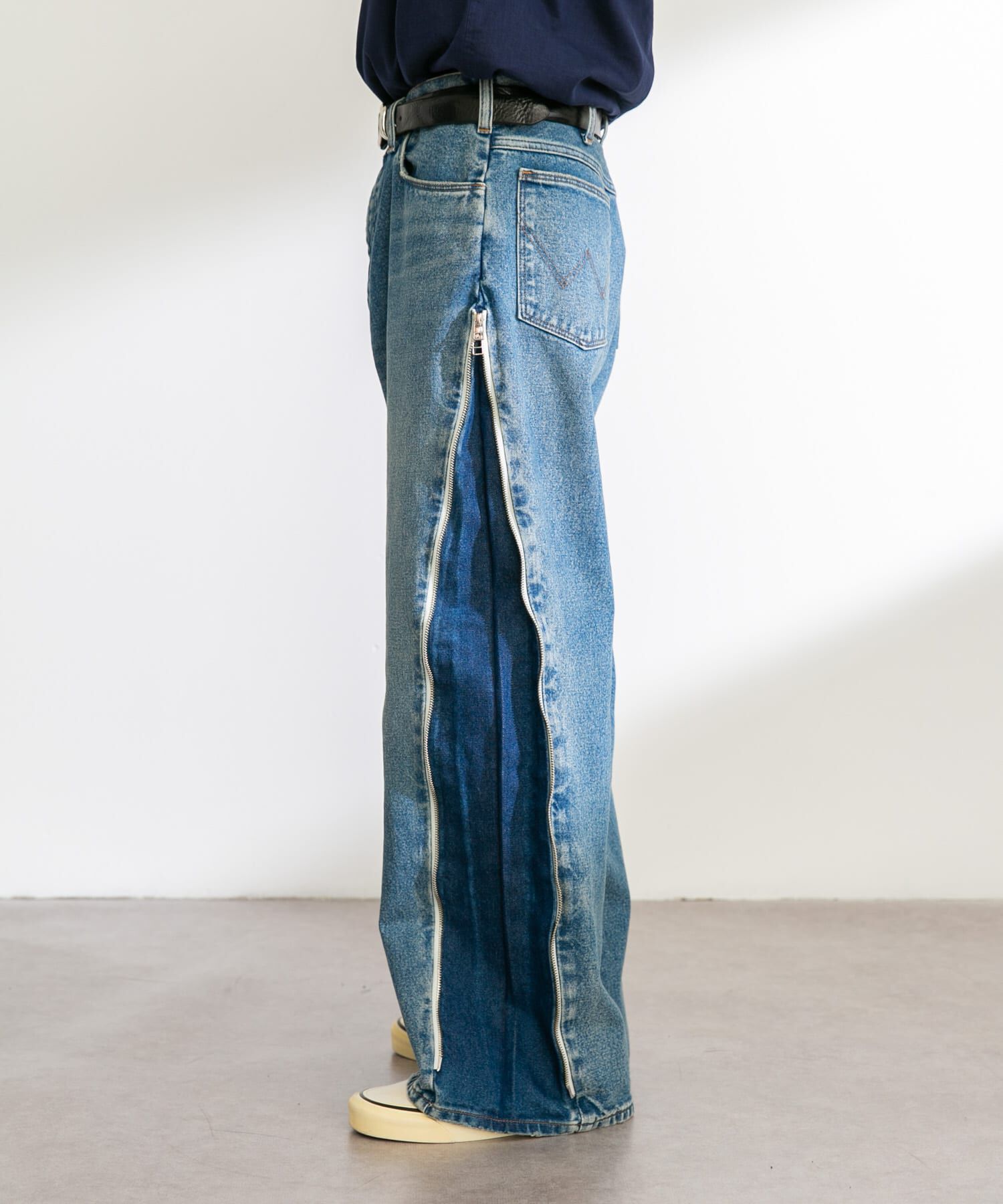Sonny Label 「Wrangler　WREMAKE SIDE ZIP FLARE」|デニム|