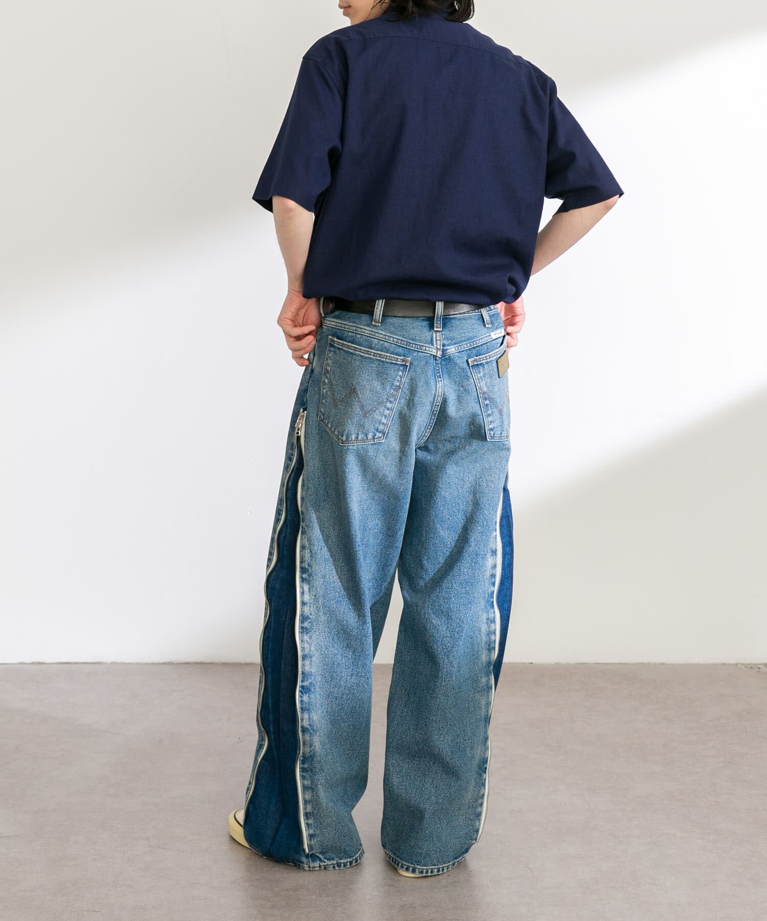 Sonny Label 「Wrangler　WREMAKE SIDE ZIP FLARE」|デニム|