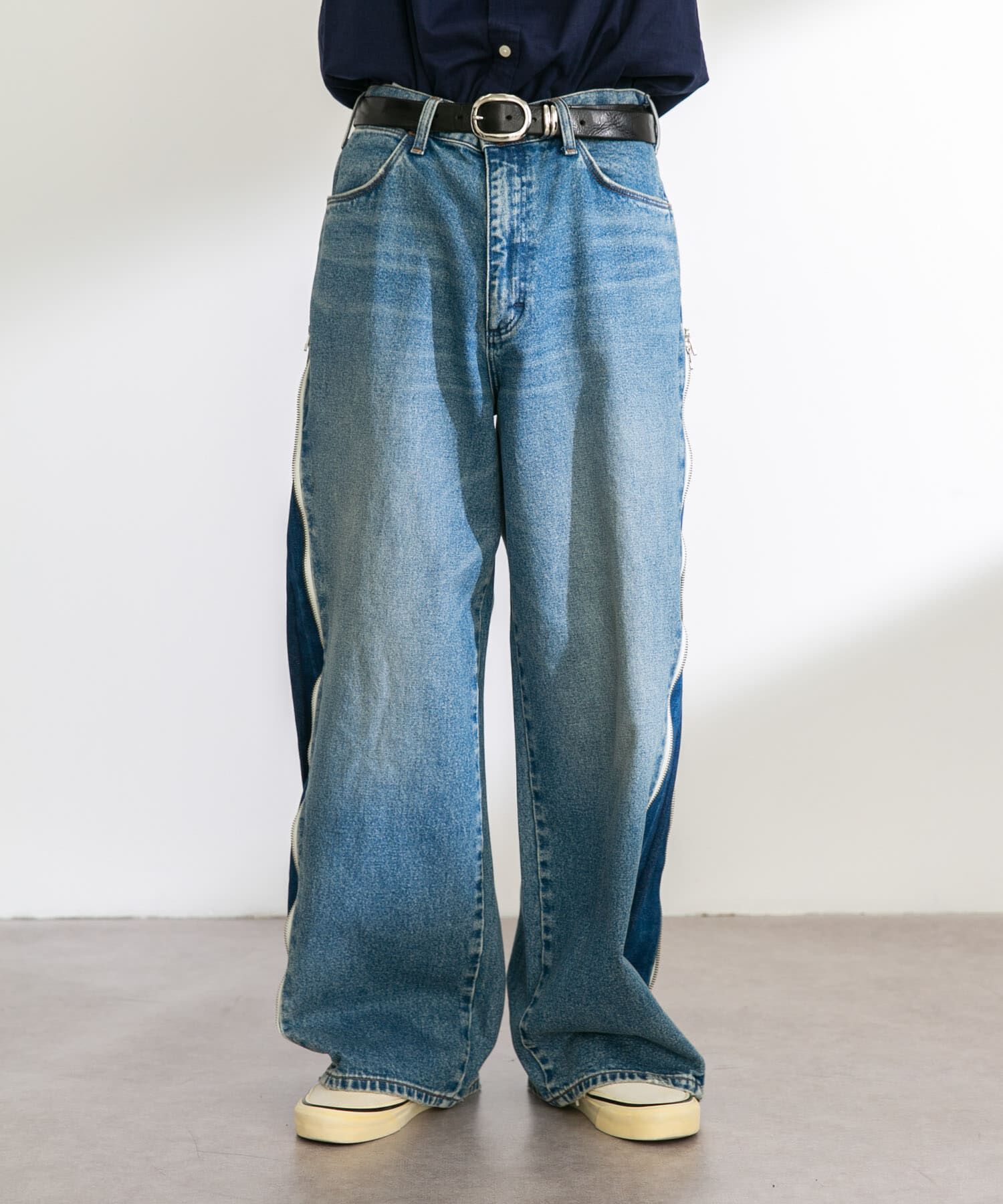 Sonny Label 「Wrangler　WREMAKE SIDE ZIP FLARE」|デニム|