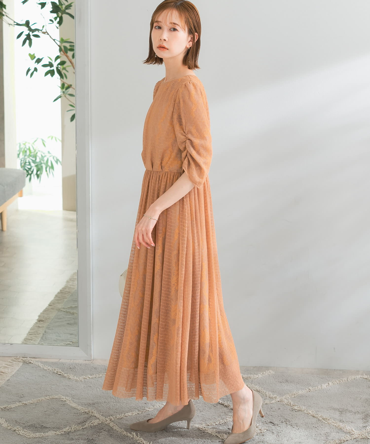 URBAN RESEARCH ROSSO「オーバーレースドレス」|ワンピース|