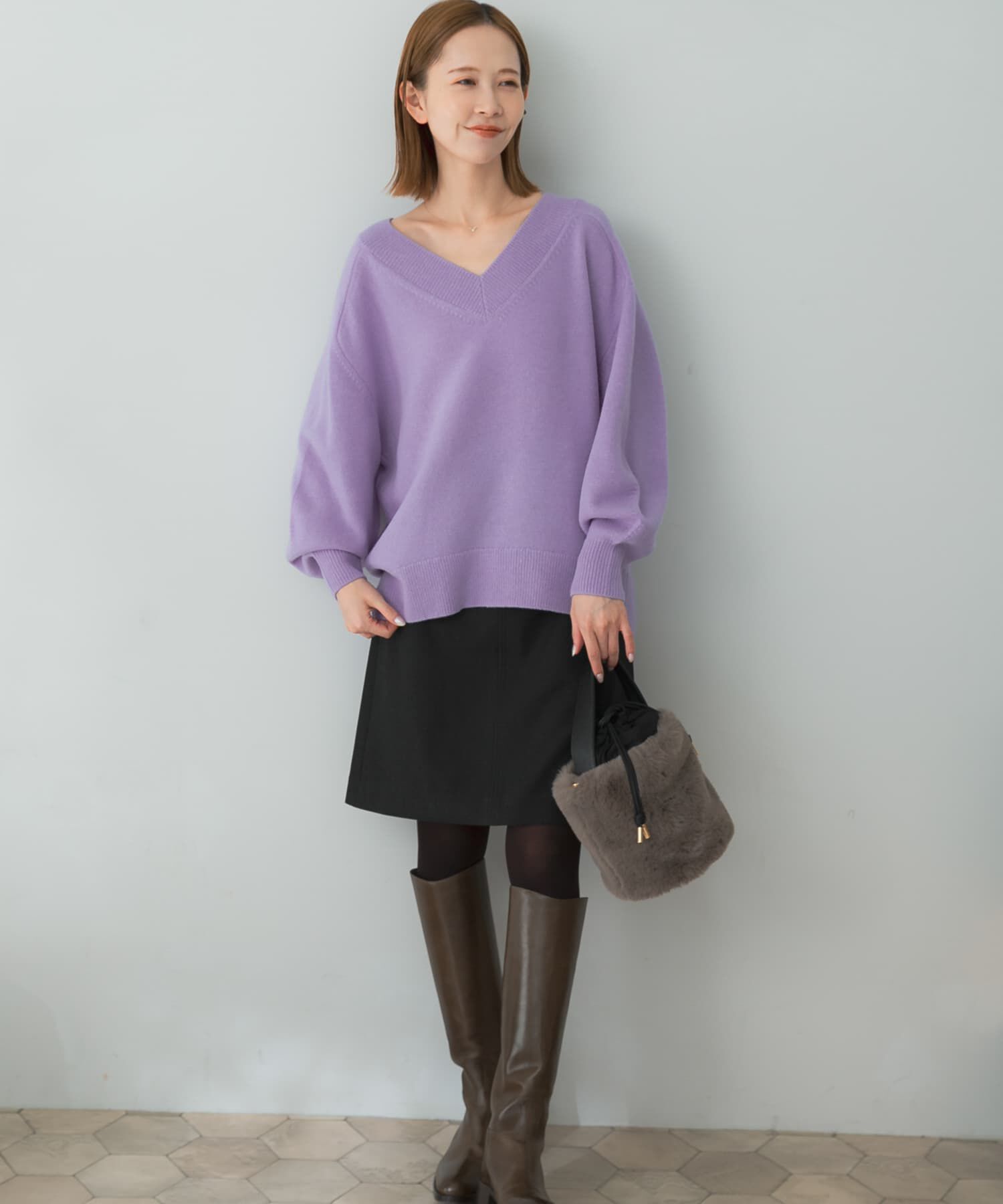 URBAN RESEARCH ROSSO「ポケット台形ミニスカート」|スカート|