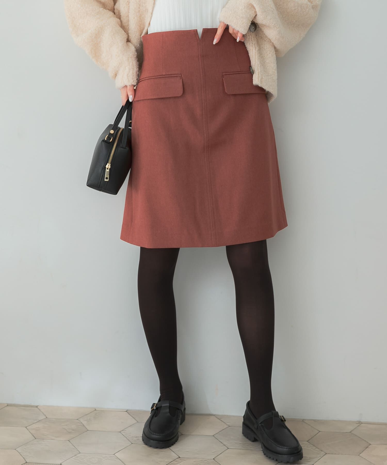 URBAN RESEARCH ROSSO「ポケット台形ミニスカート」|スカート|