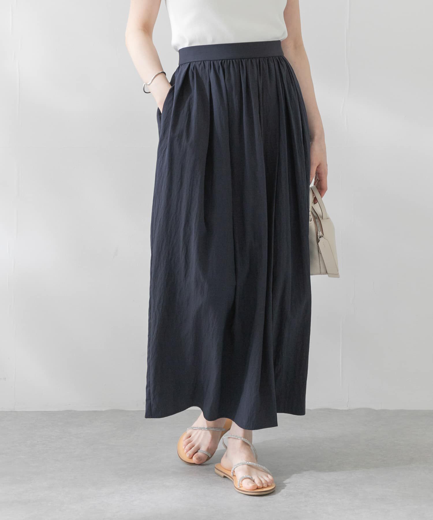 URBAN RESEARCH ROSSO「撥水UVギャザーストレートスカート」|スカート|