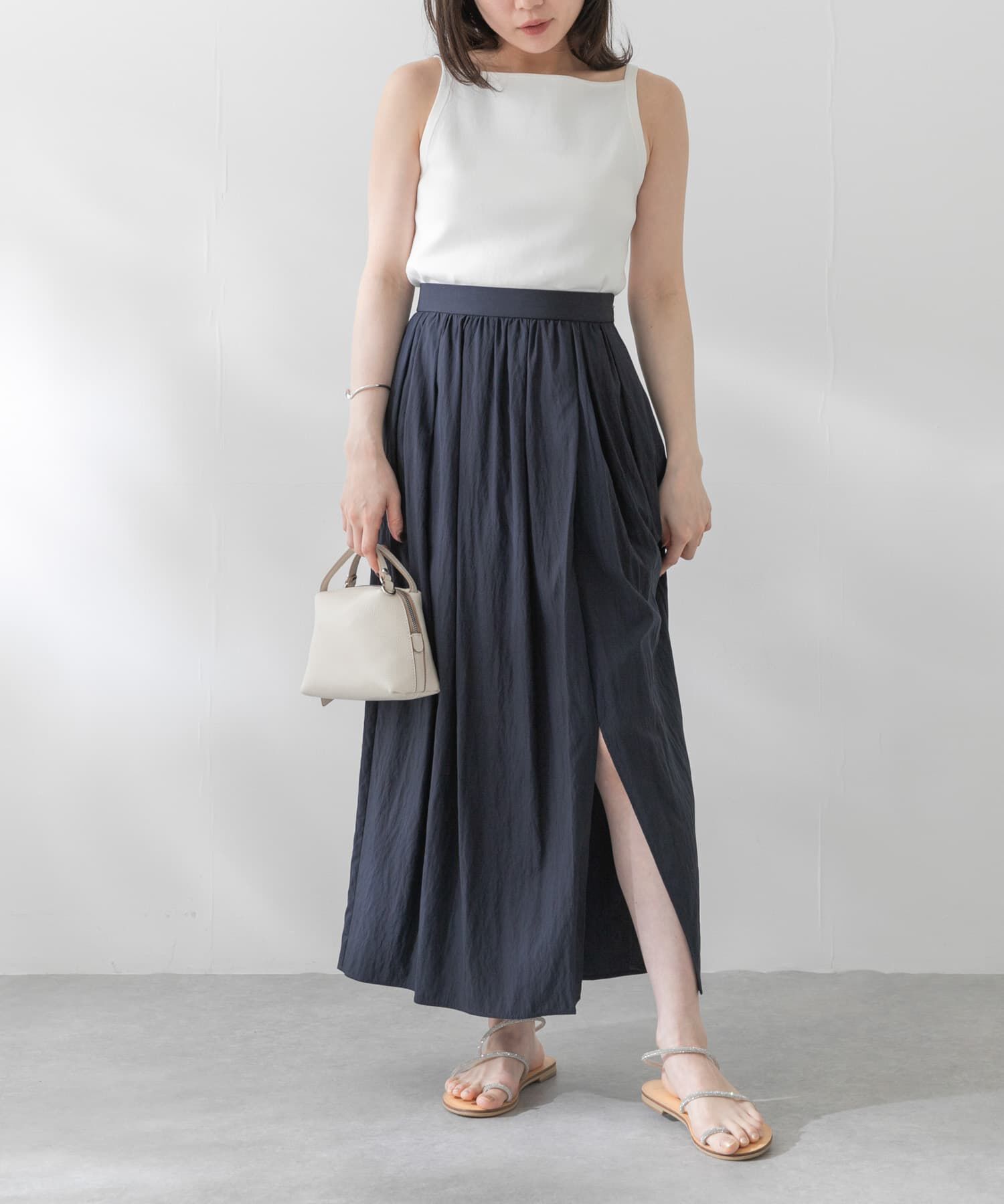 URBAN RESEARCH ROSSO「撥水UVギャザーストレートスカート」|スカート|