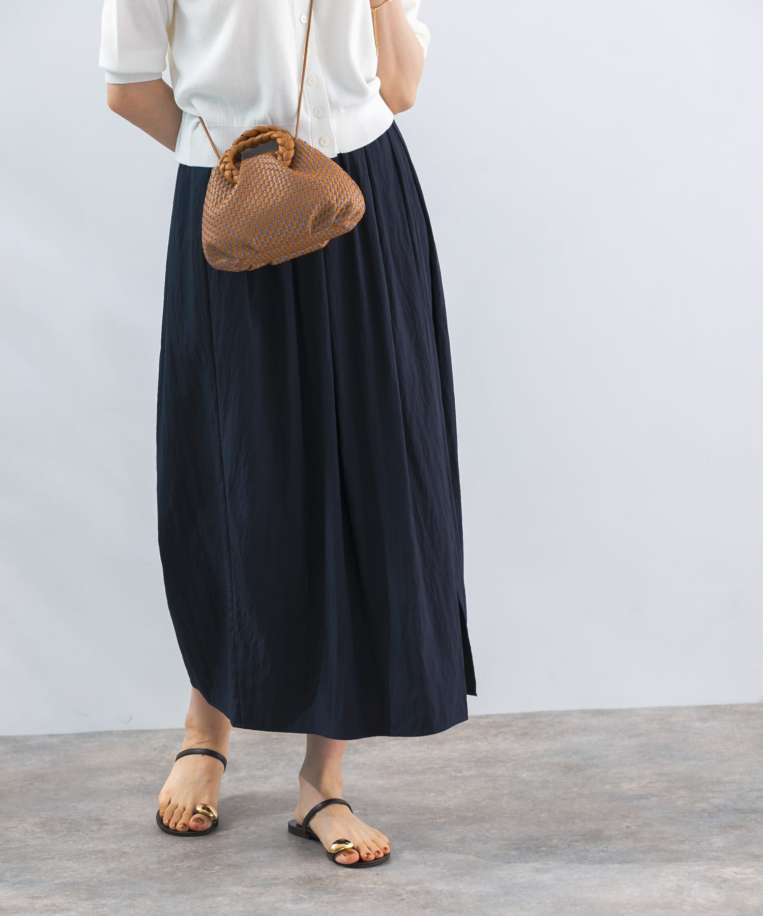 URBAN RESEARCH ROSSO「撥水UVギャザーストレートスカート」|スカート|