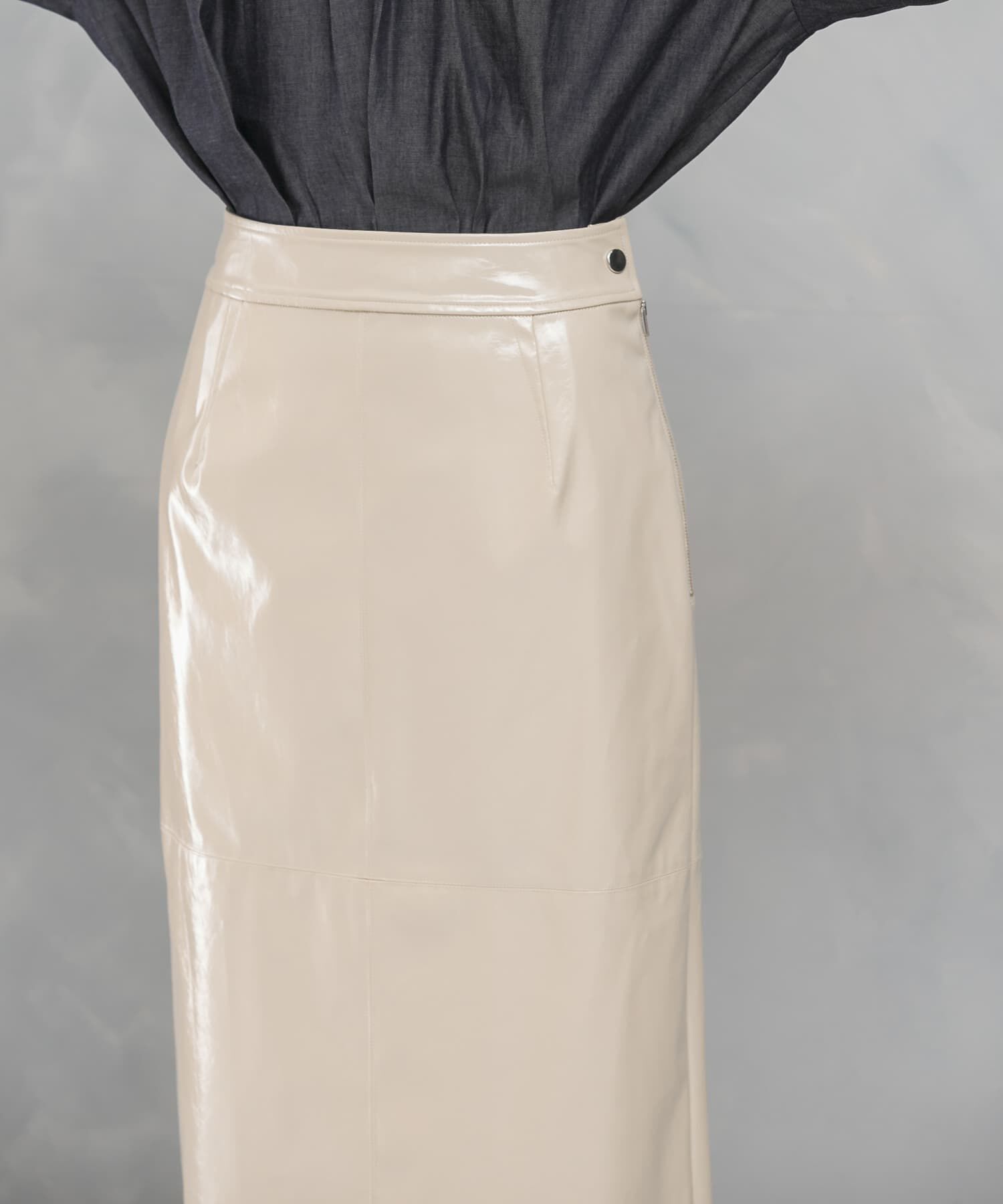 URBAN RESEARCH ROSSO「パテントストレートスカート」|スカート|