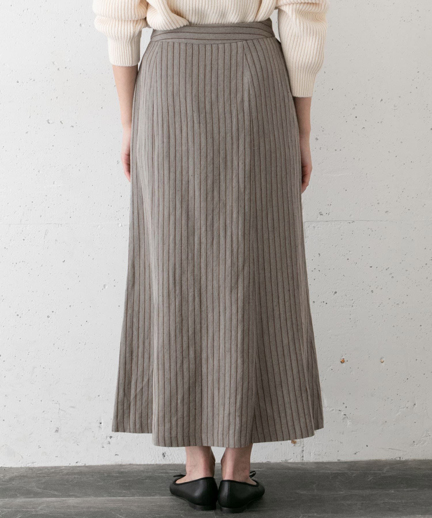 URBAN RESEARCH ROSSO「ウールリネンヘリンボンスカート&there4;」|スカート|