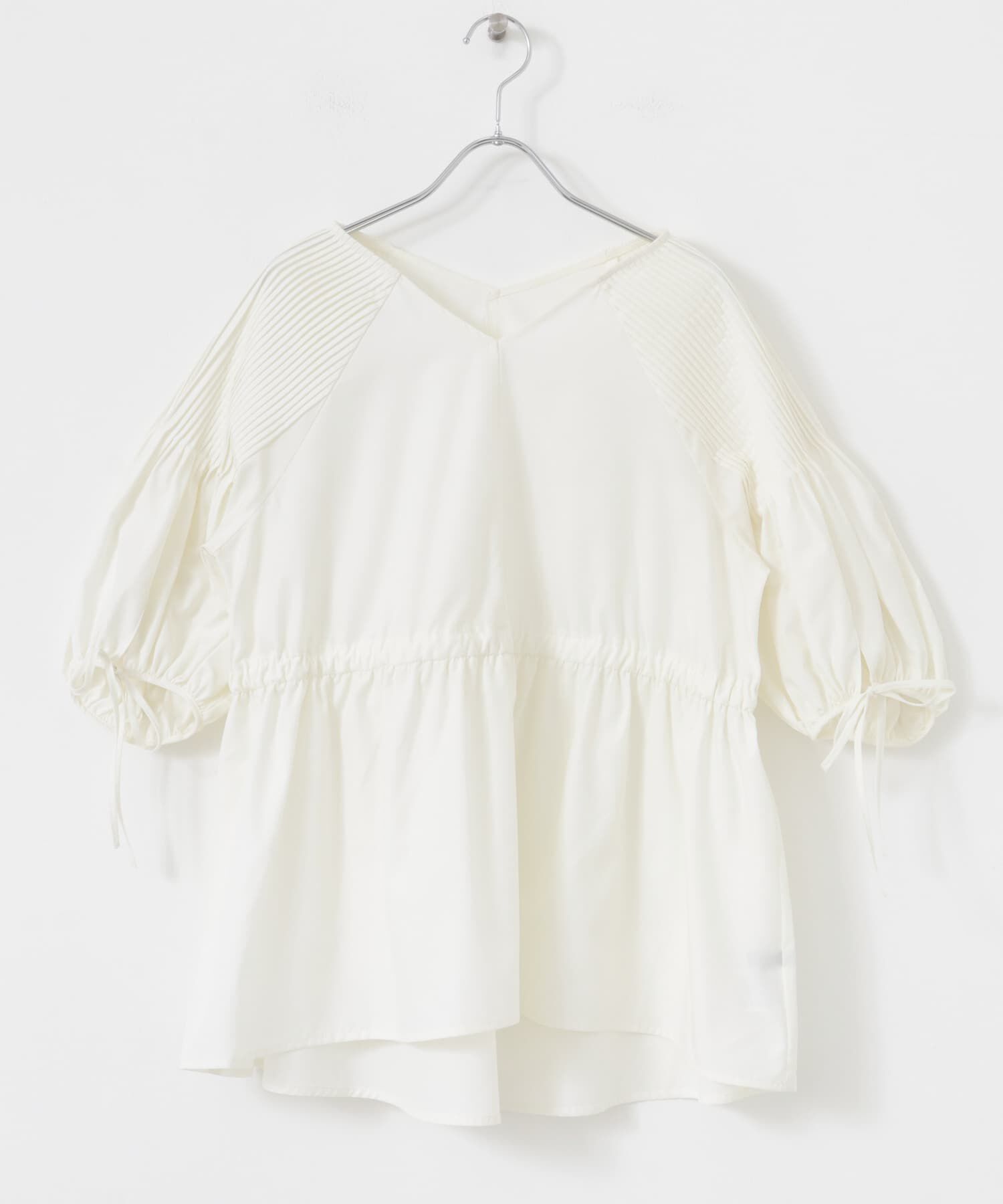 URBAN RESEARCH ROSSO「ピンタックウエストマークブラウス」|シャツ・ブラウス|