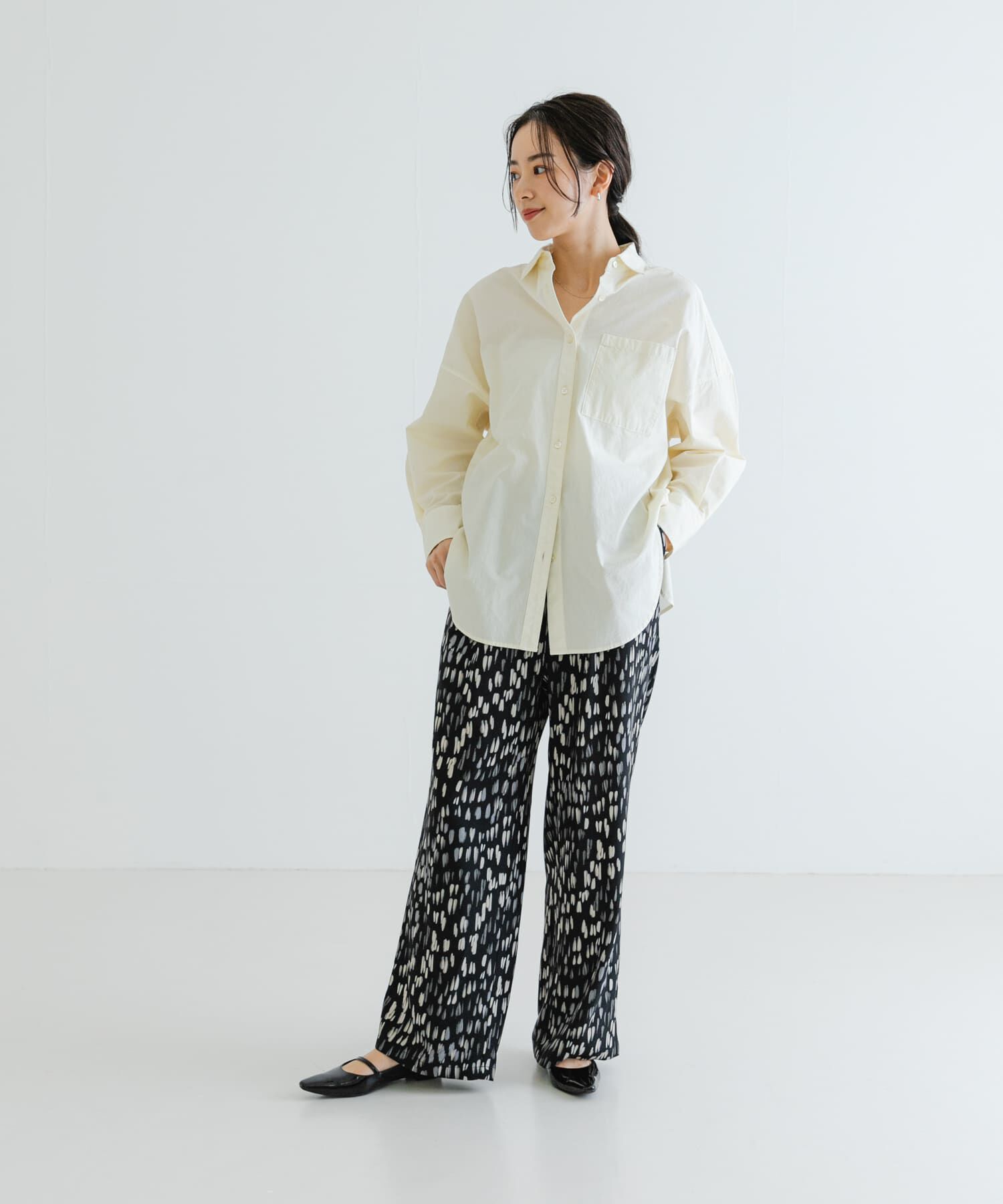 URBAN RESEARCH「ブラッシュプリントジョーゼットパンツ」|その他|