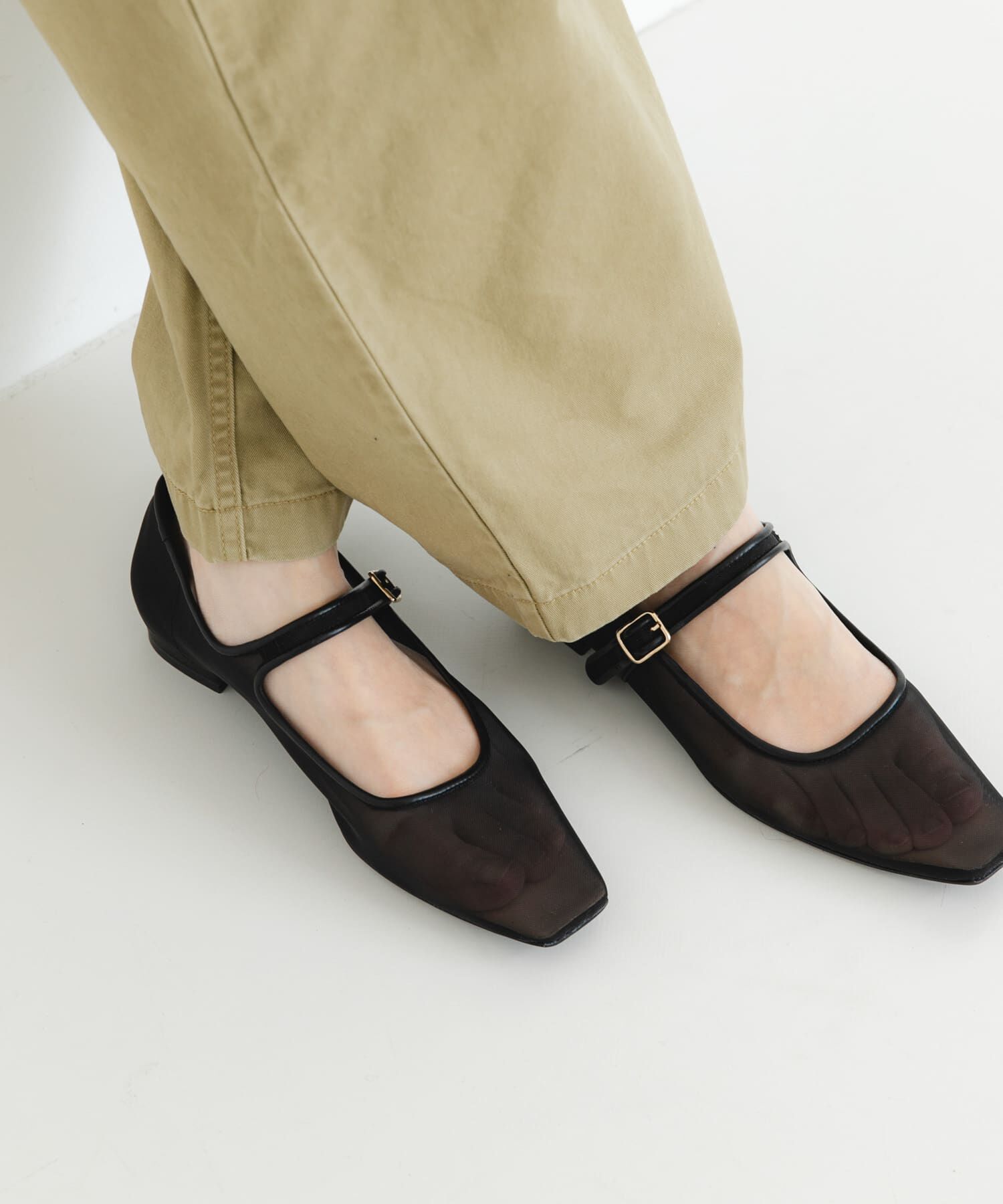 URBAN RESEARCH「シアーメリージェーンフラットシューズ」|パンプス|