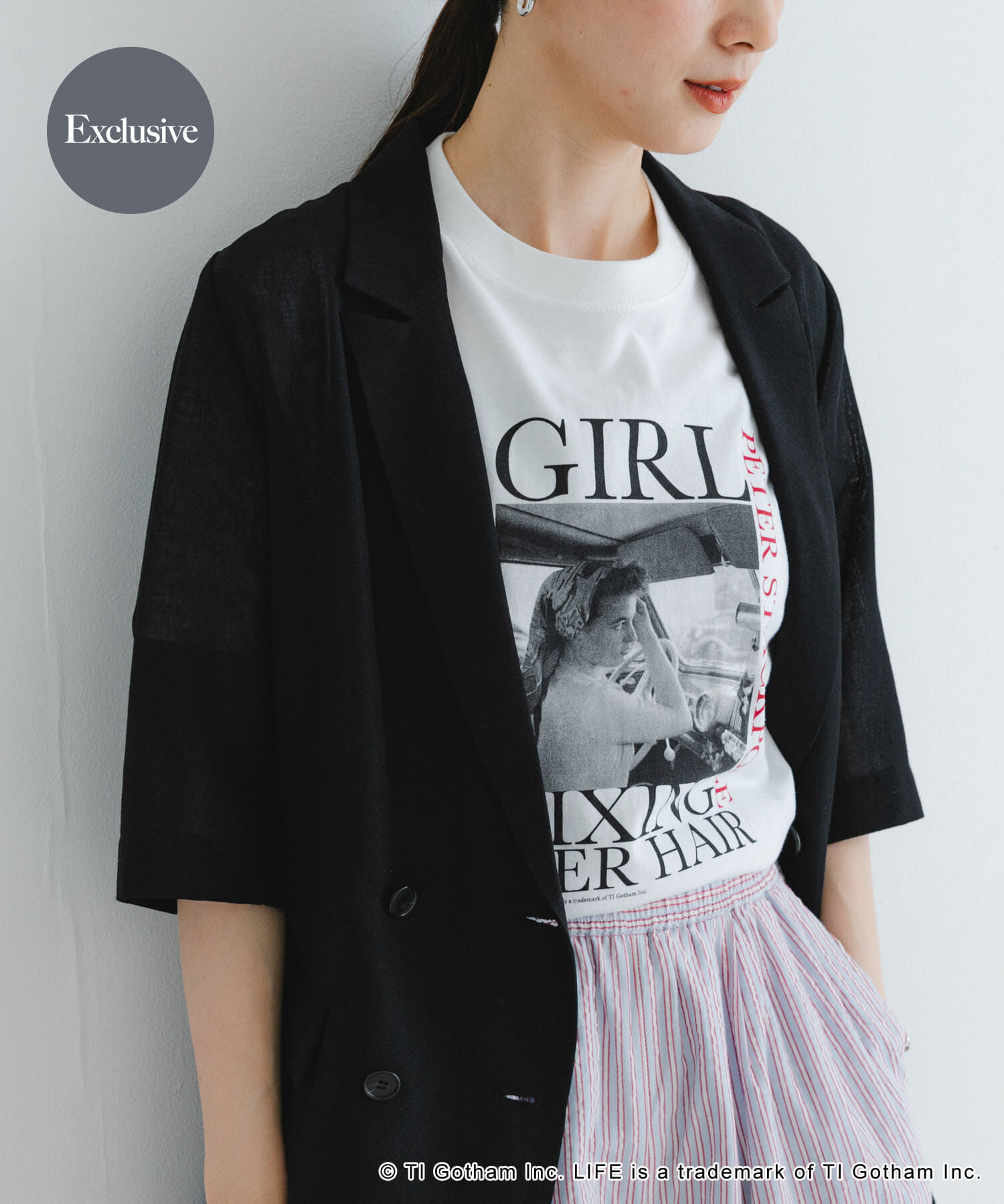 URBAN RESEARCH「『別注』GOOD ROCK SPEED&times;UR　LIFE TEEGIRL」|Tシャツ・カットソー|ホワイト