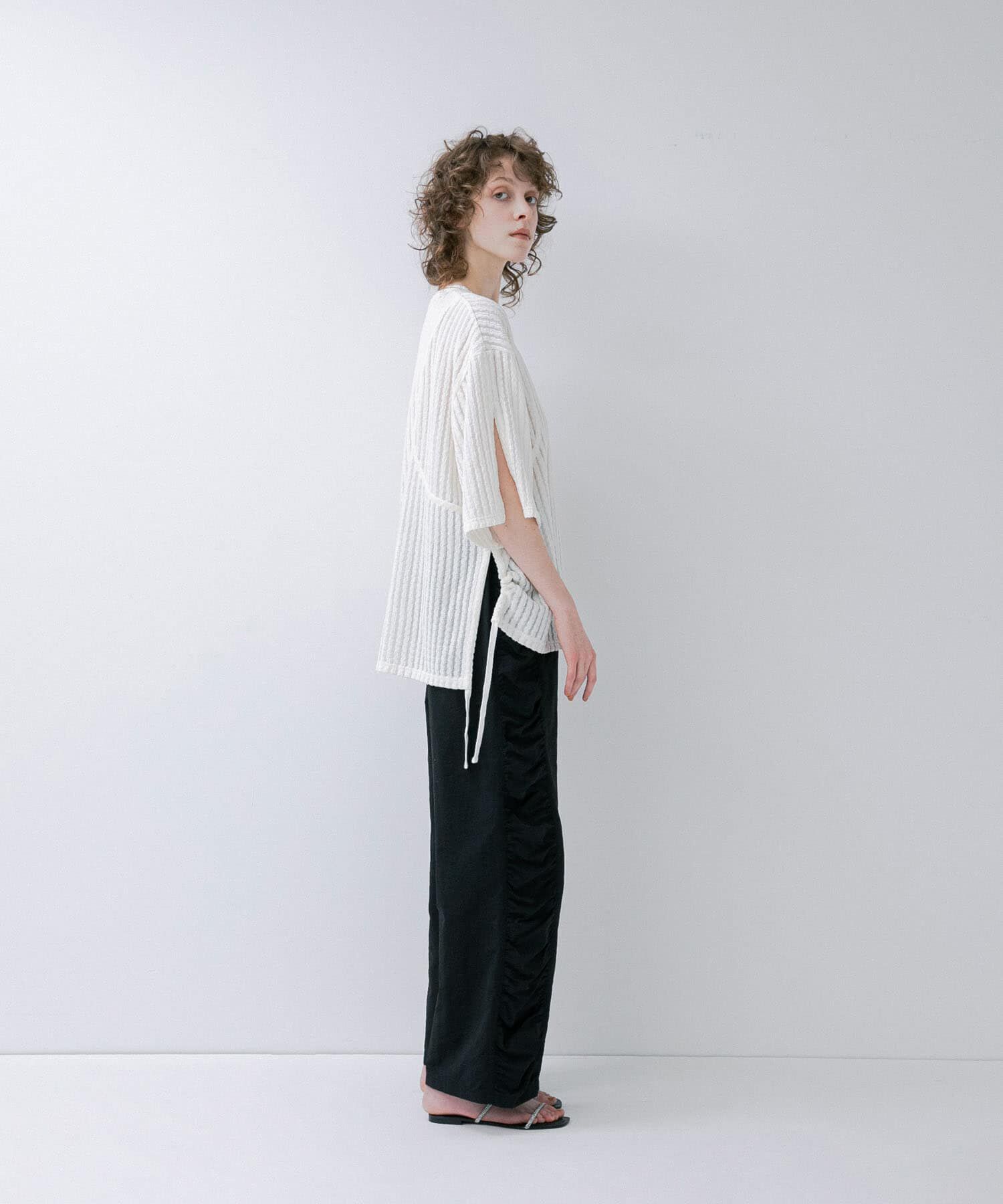 LAATO「lace slit tee」|Tシャツ・カットソー|