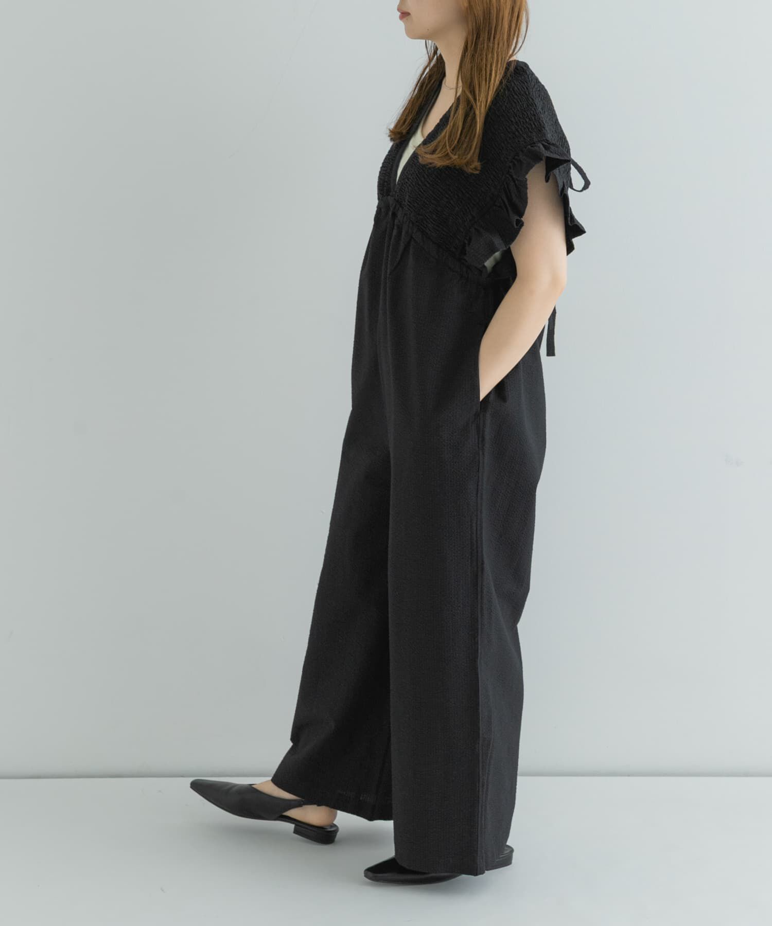 Sonny Label 「シャーリングサマーオールインワン」|スカート|