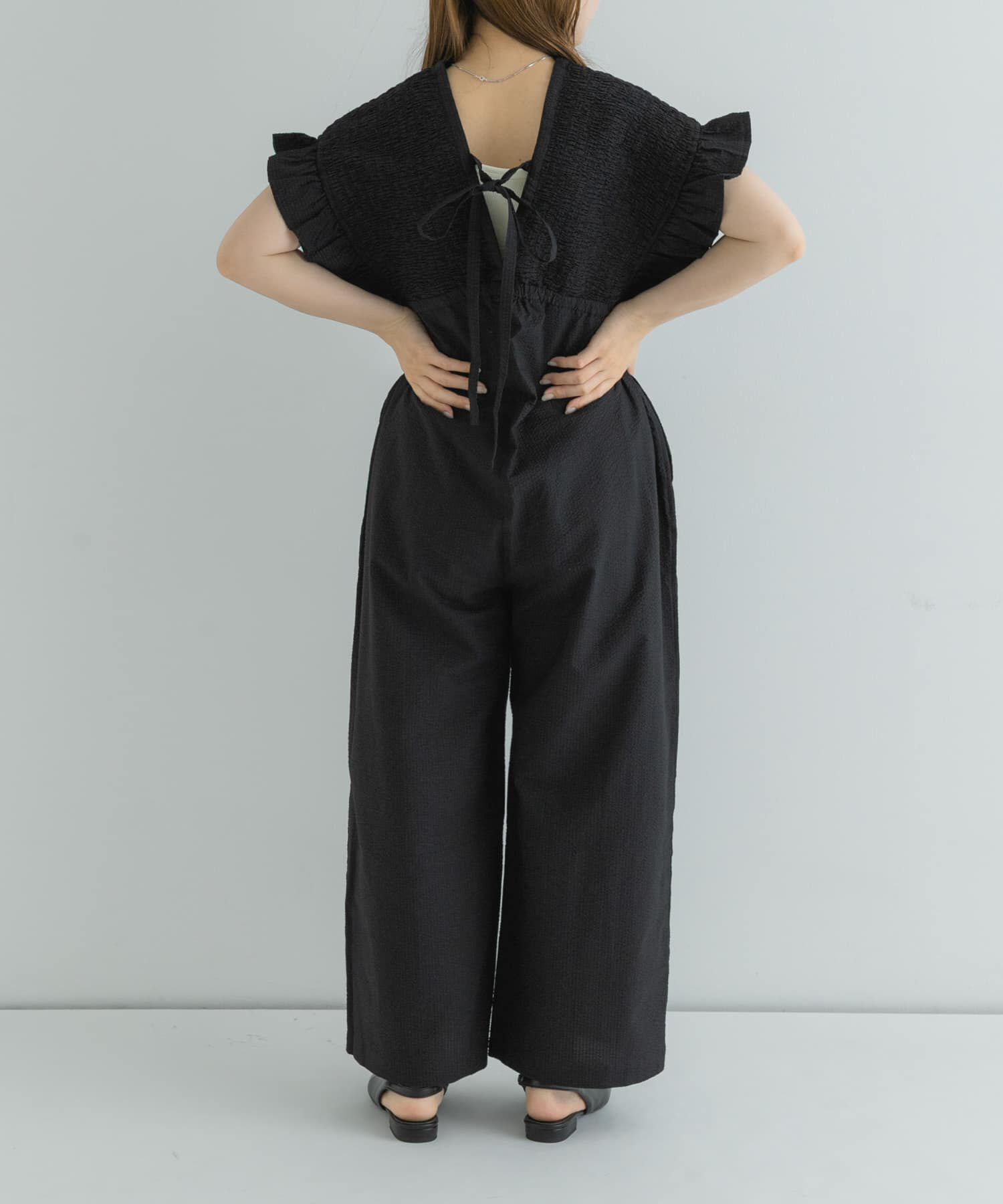 Sonny Label 「シャーリングサマーオールインワン」|スカート|