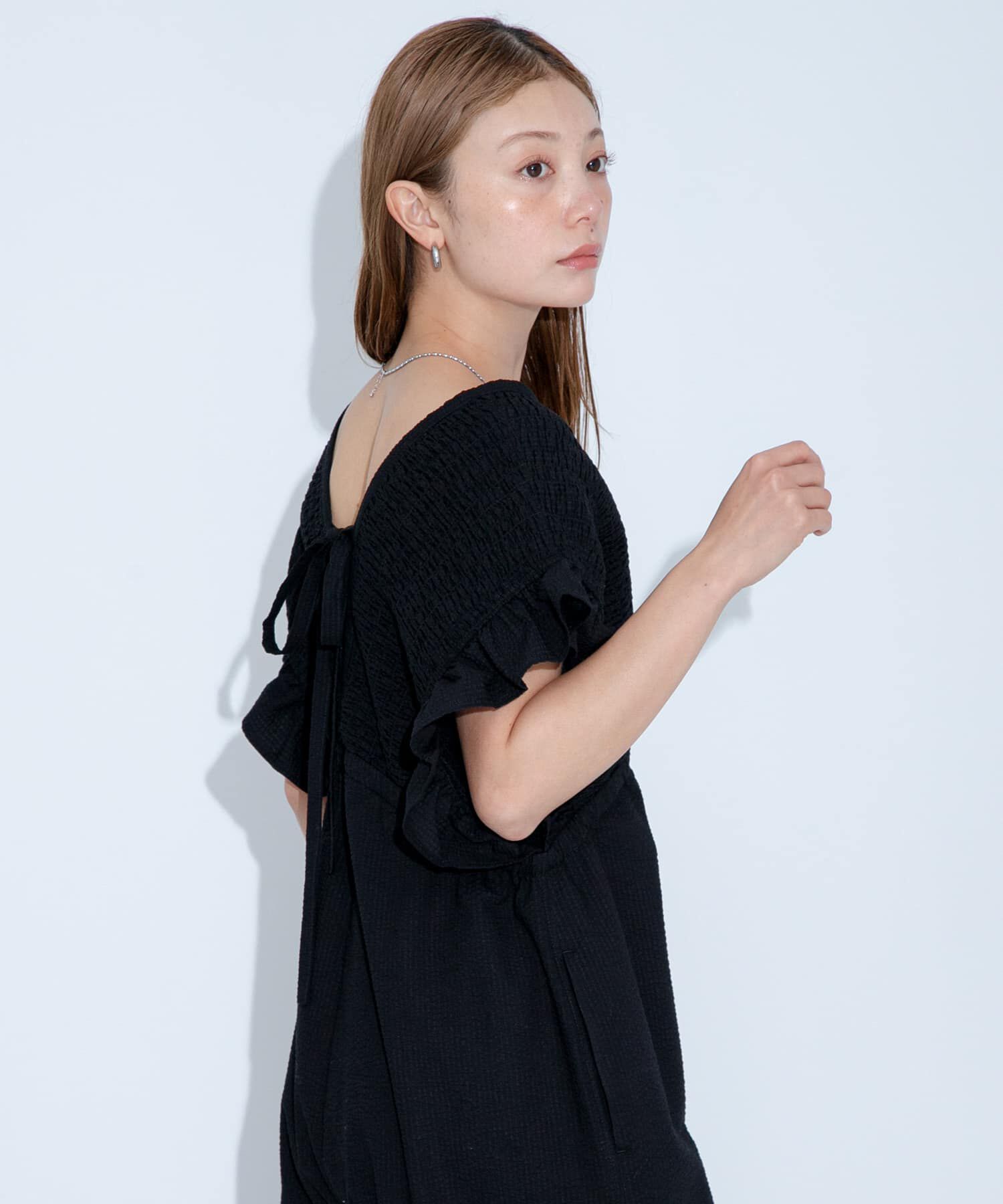 Sonny Label 「シャーリングサマーオールインワン」|スカート|