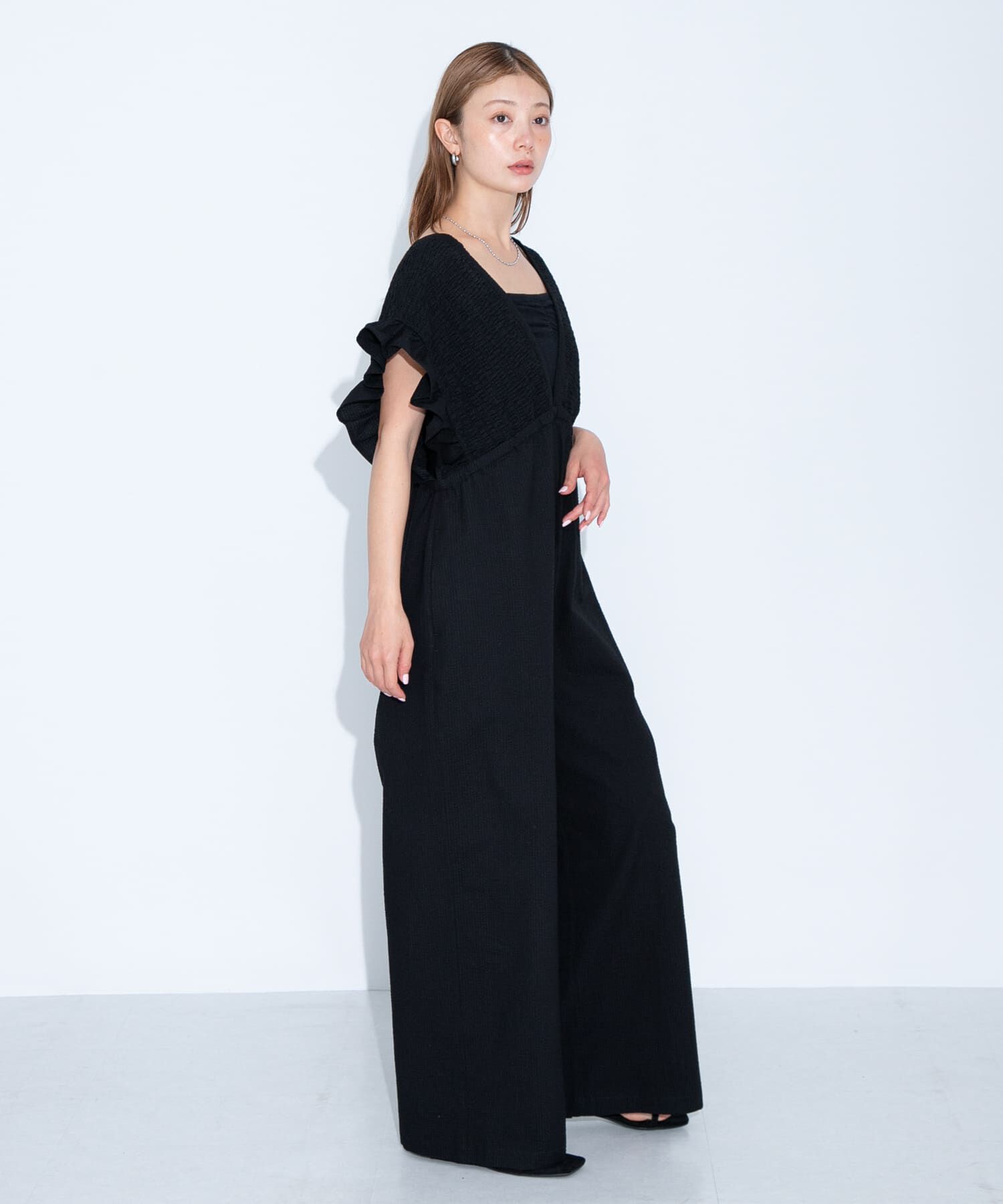 Sonny Label 「シャーリングサマーオールインワン」|スカート|