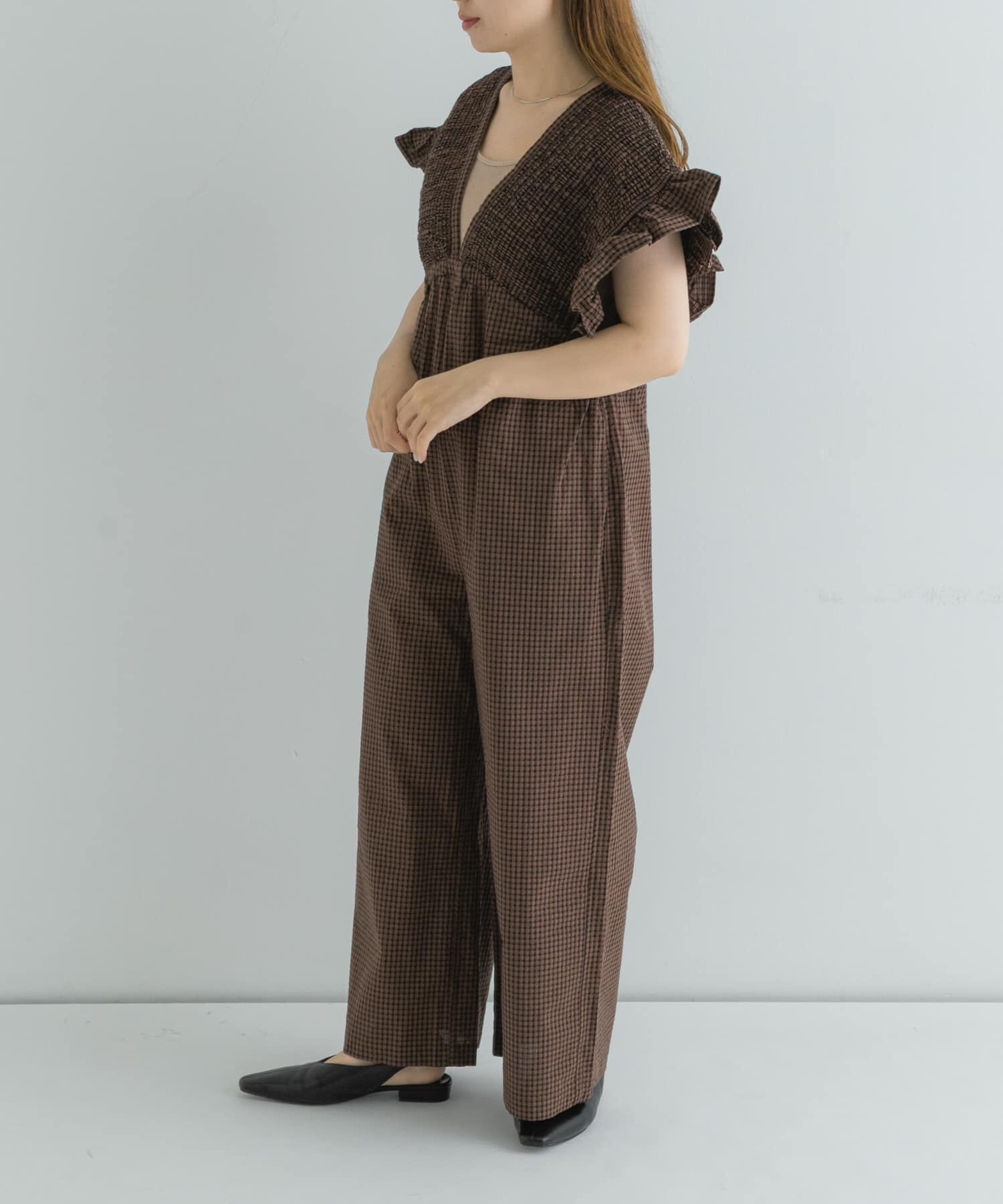 Sonny Label 「シャーリングサマーオールインワン」|スカート|