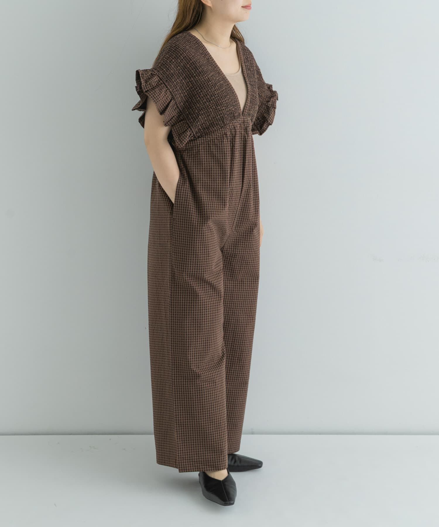 Sonny Label 「シャーリングサマーオールインワン」|スカート|