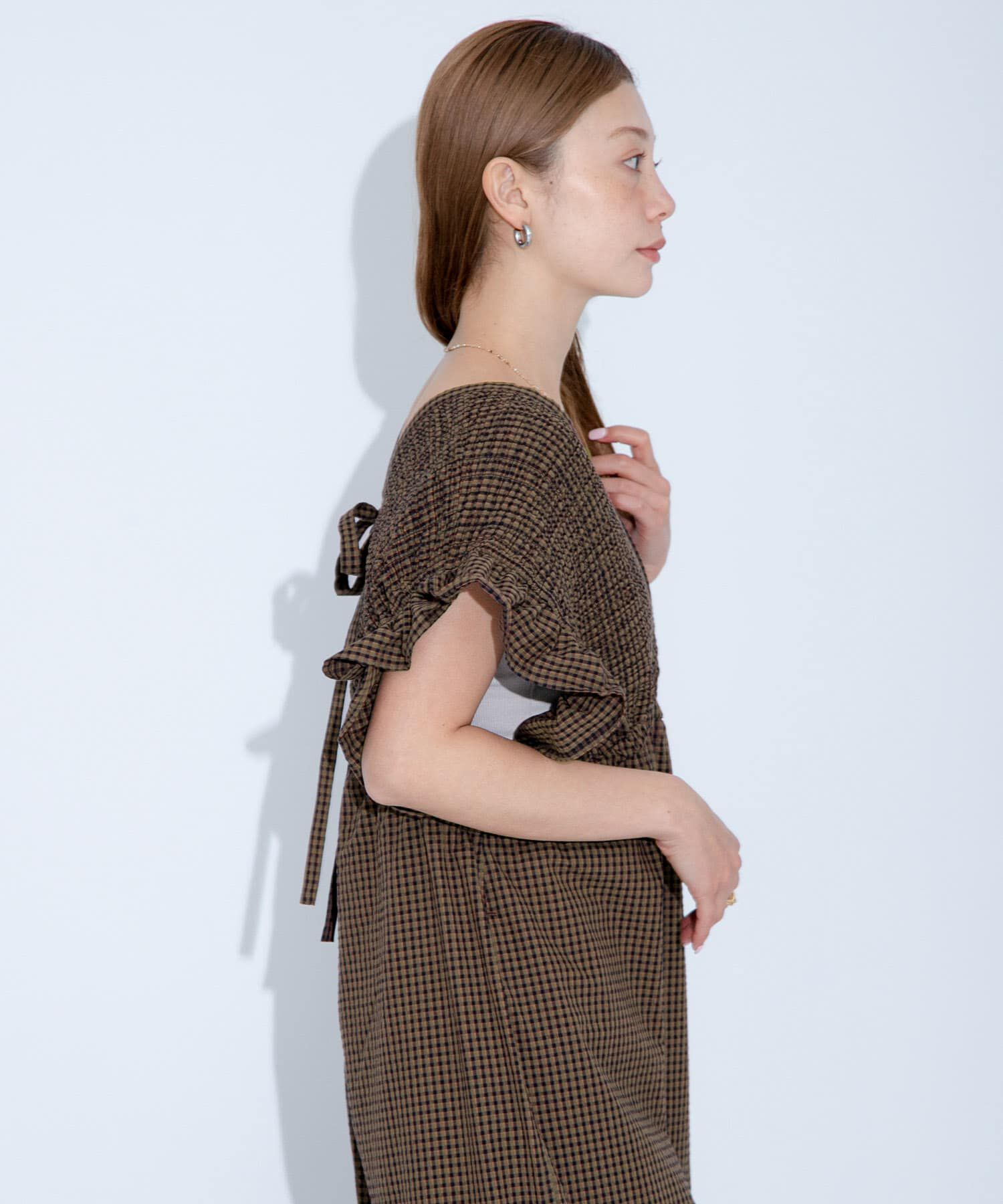 Sonny Label 「シャーリングサマーオールインワン」|スカート|