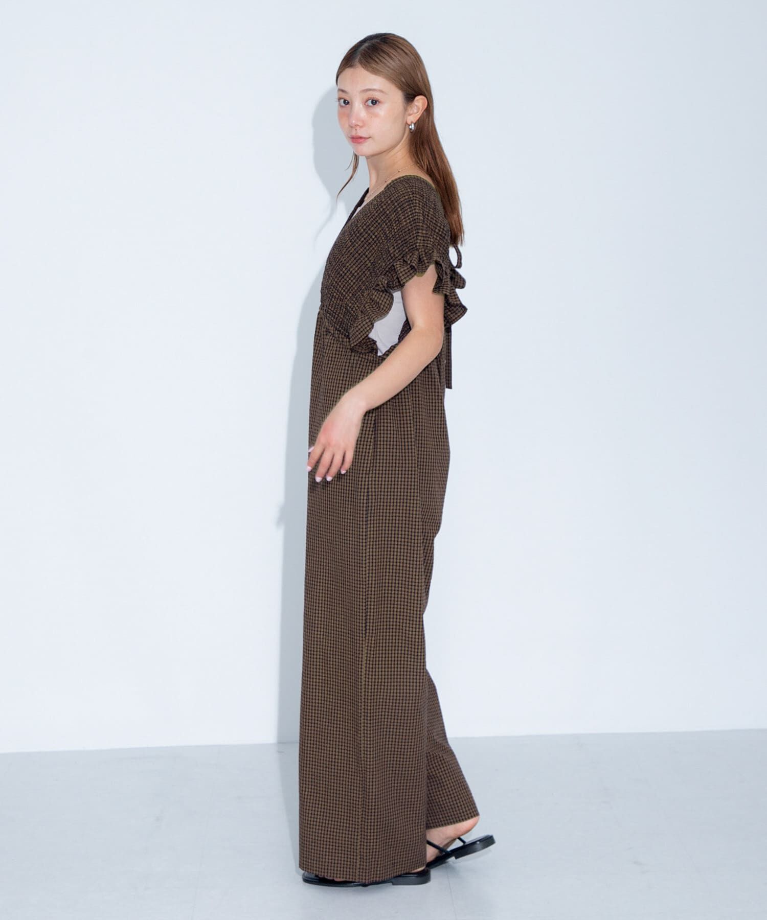 Sonny Label 「シャーリングサマーオールインワン」|スカート|