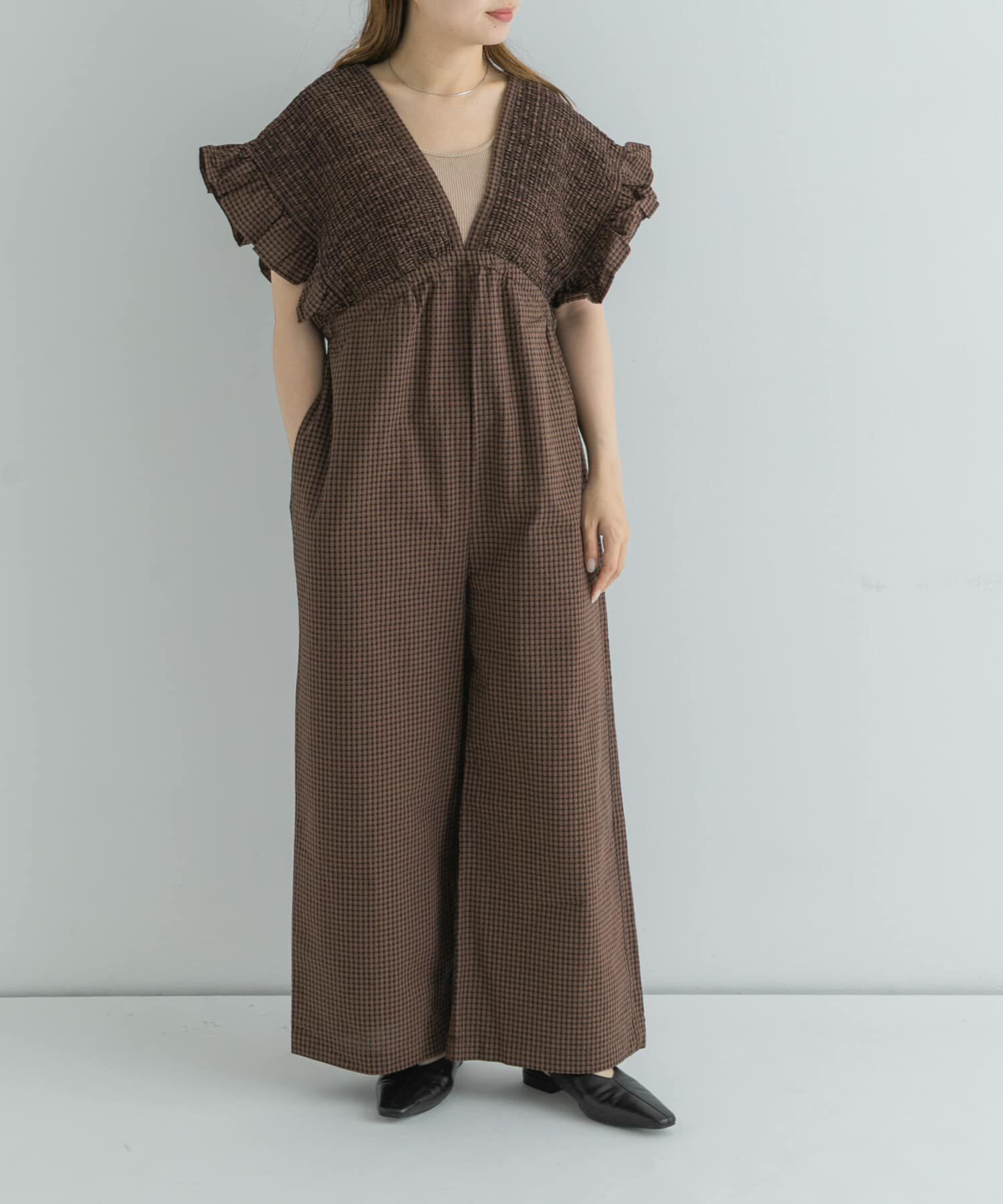 Sonny Label 「シャーリングサマーオールインワン」|スカート|