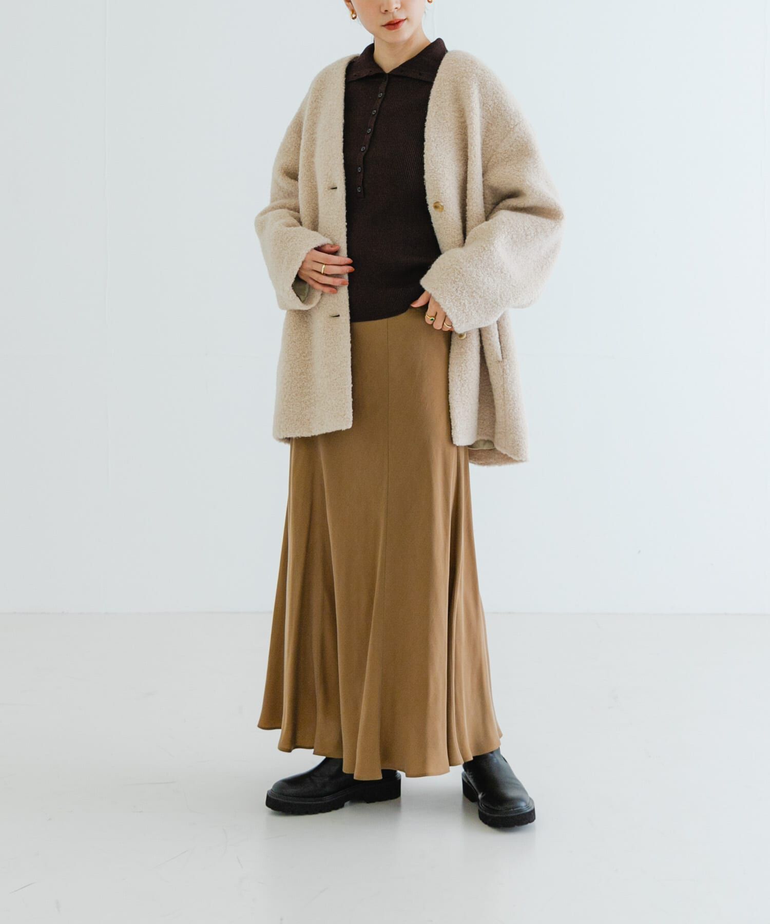 URBAN RESEARCH「『MADE IN JAPAN』キュプラフィブリルロングスカート」|スカート|