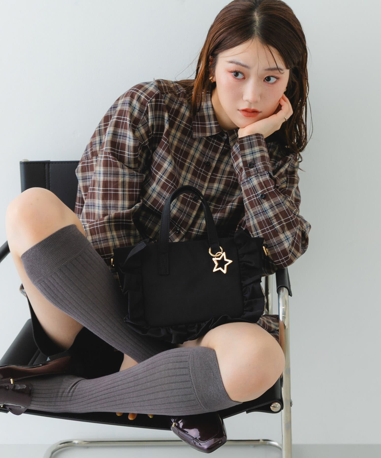 RODE SKO「スターチャームフリルミニトートバッグ」|ハンドバッグ|