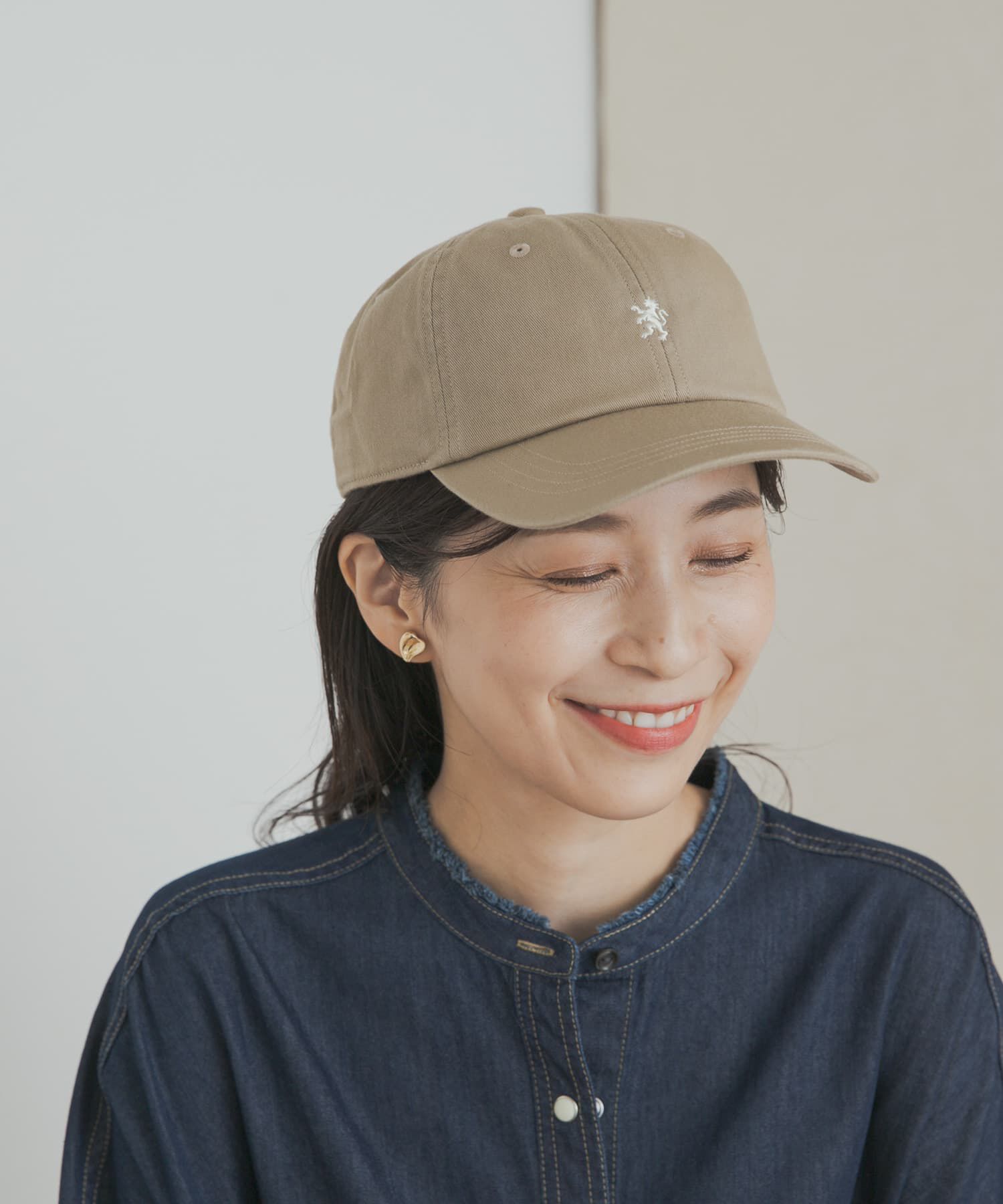 URBAN RESEARCH DOORS「GYMPHLEX　6PANEL CAP」|キャップ・キャスケット|ライトカーキ
