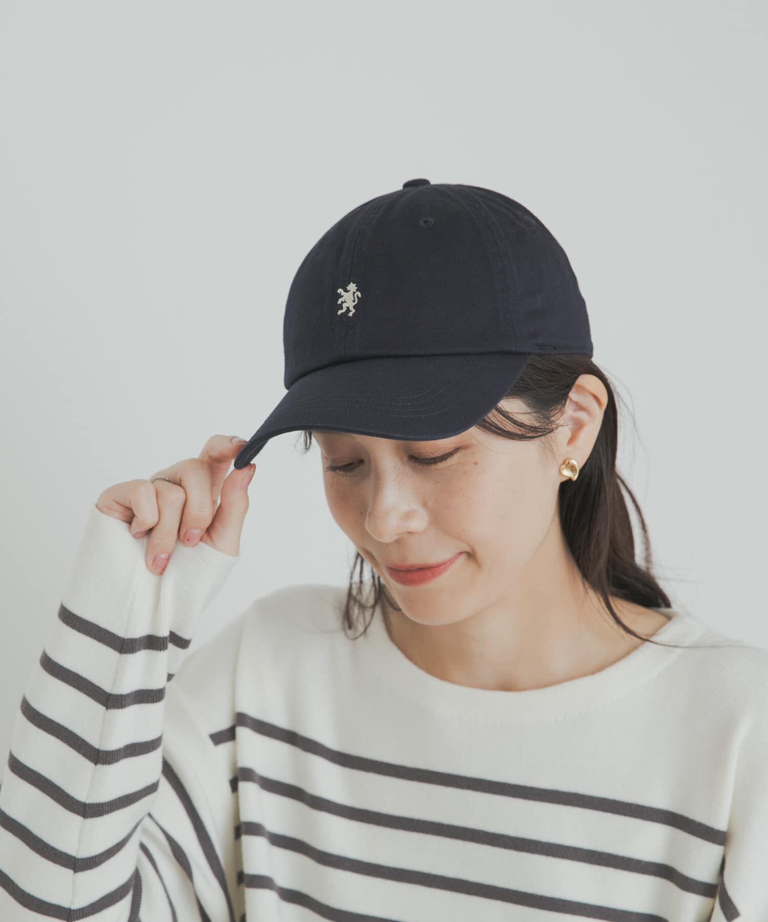 URBAN RESEARCH DOORS「GYMPHLEX　6PANEL CAP」|キャップ・キャスケット|ネイビー