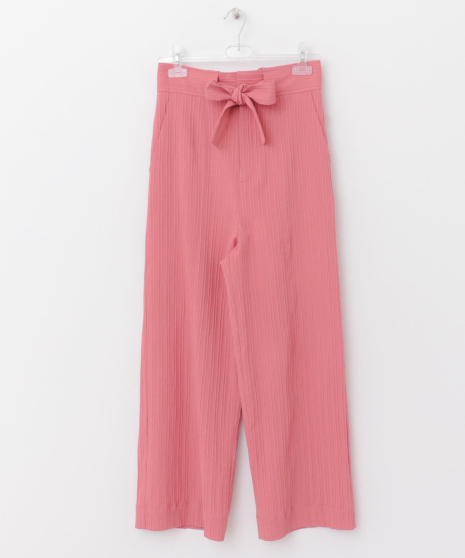LAATO「WRINKLED RIBBON PANTS」|その他|ピンク